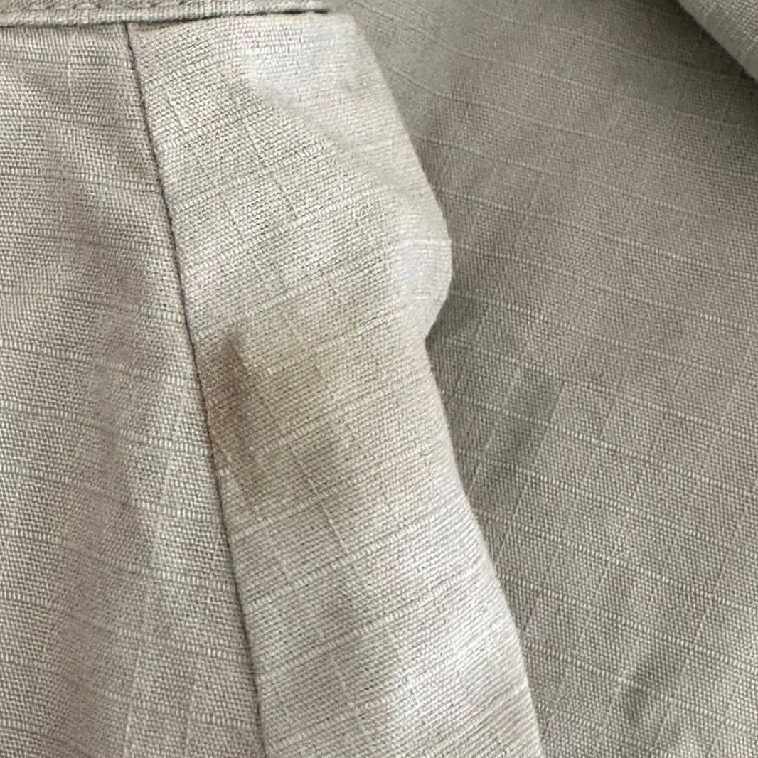 Levi's Levi's Jacket Men XL Beige Tan Ripstop Fleece Lined Button Up With Pockets Utility Military Jacket Ro k Tan Beige Mens XL Size US XL / EU 56 / 4 - 7 Thumbnail