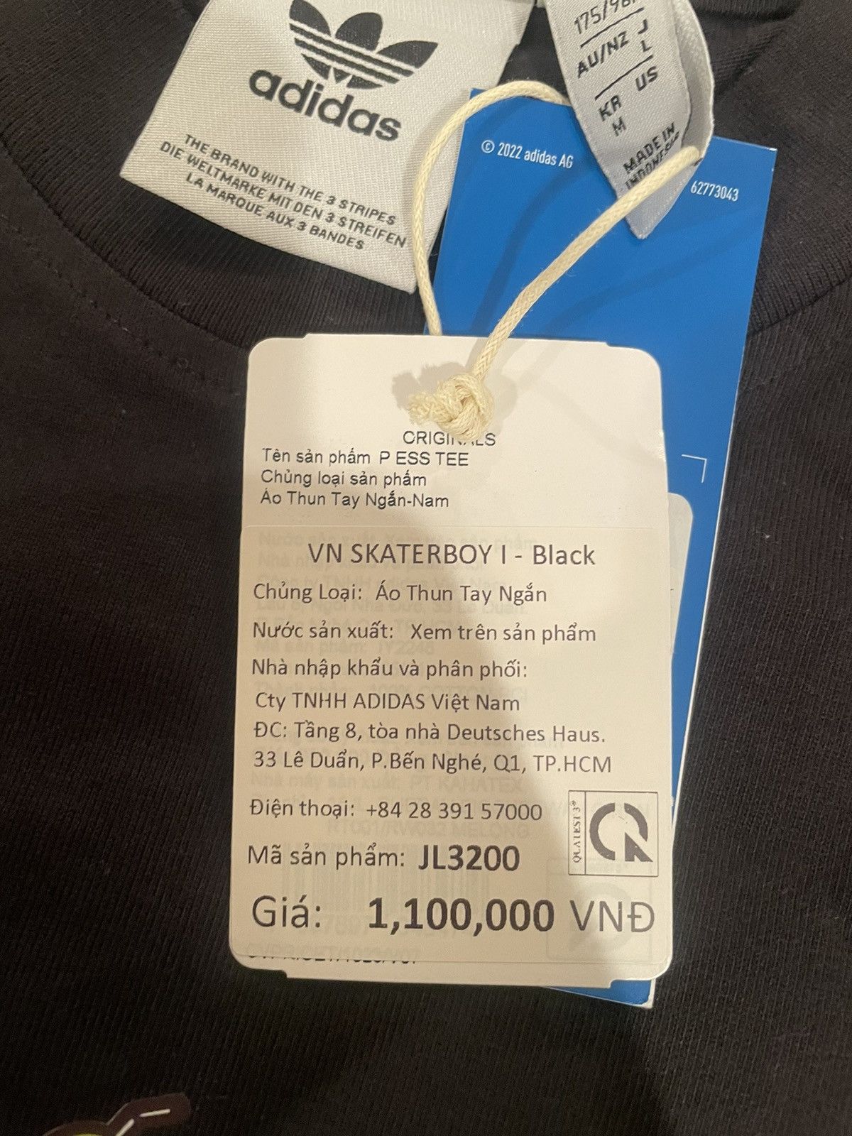 Adidas Adidas Vietnam Tee Size US M / EU 48-50 / 2 - 5 Thumbnail