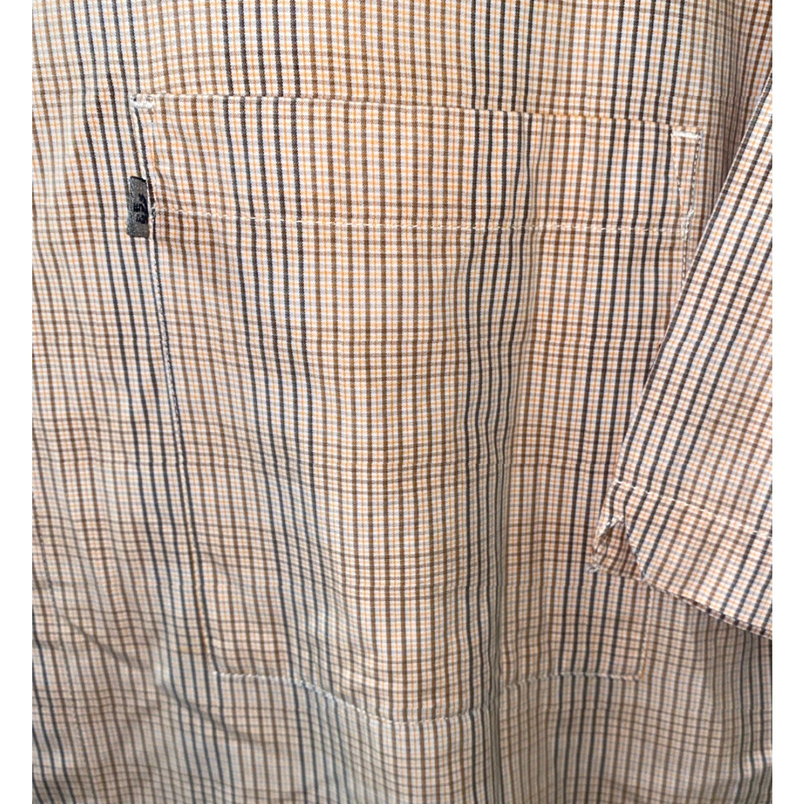 The North Face The North Face Short Sleeve Button-Up Shirt Mens XL Beige Cotton Check Vintage No (adjusted to original constraints) Size US XL / EU 56 / 4 - 4 Thumbnail