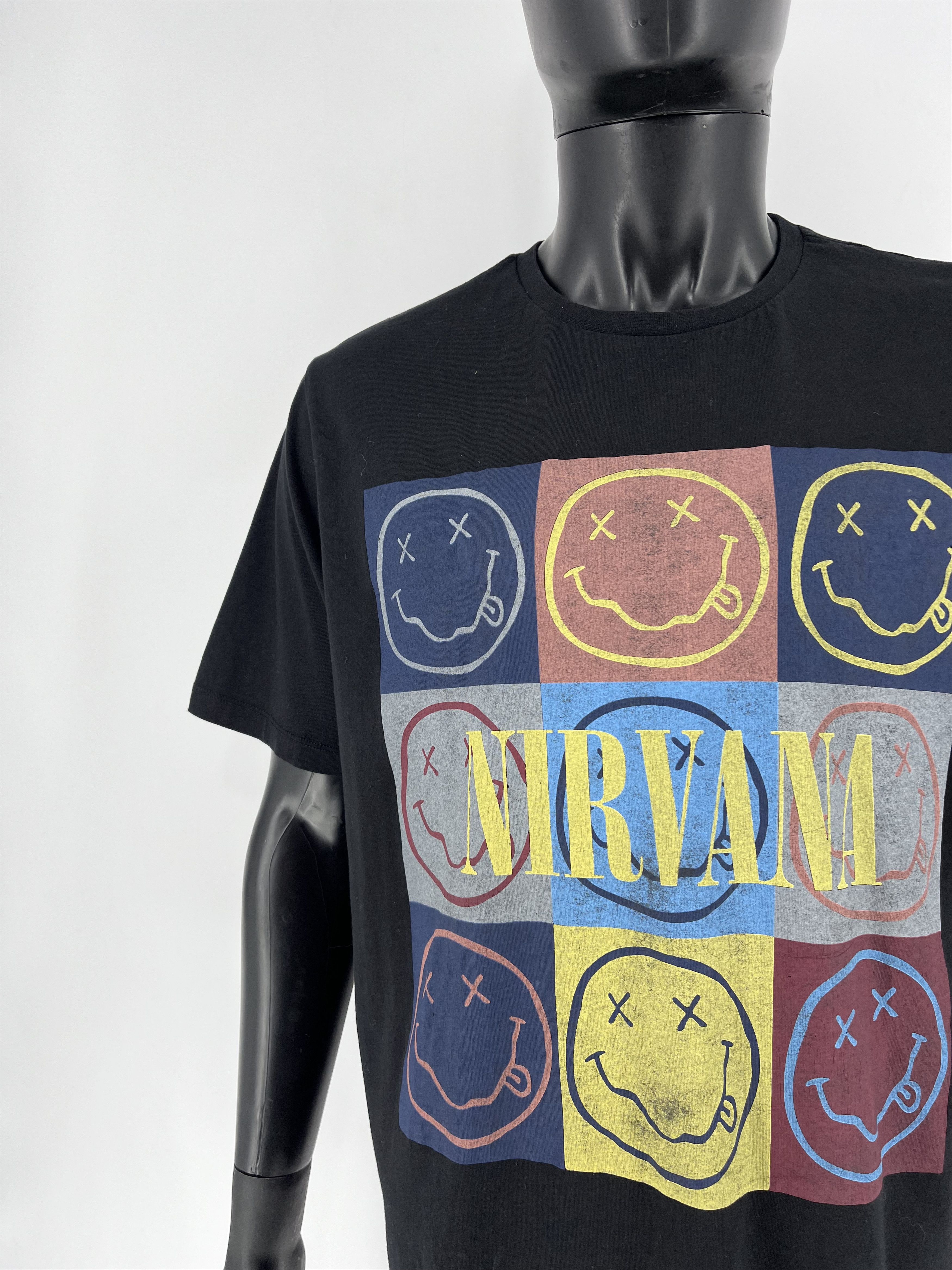 Band Tees × Vintage Nirvana Vintage Tee Men's Size L Black Short Sleeve Size US XXL / EU 58 / 5 - 7 Thumbnail