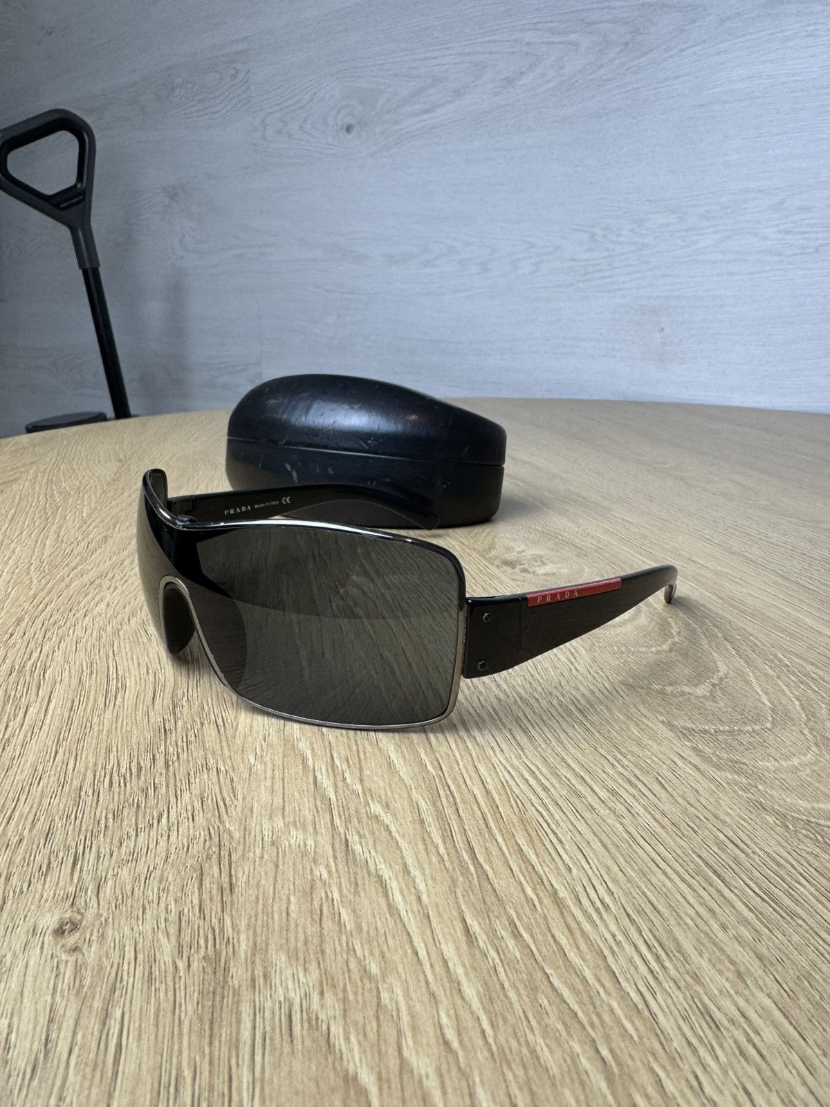 Prada × Vintage 2000s Prada Linea Rossa Sunglasses Y2K Oversize