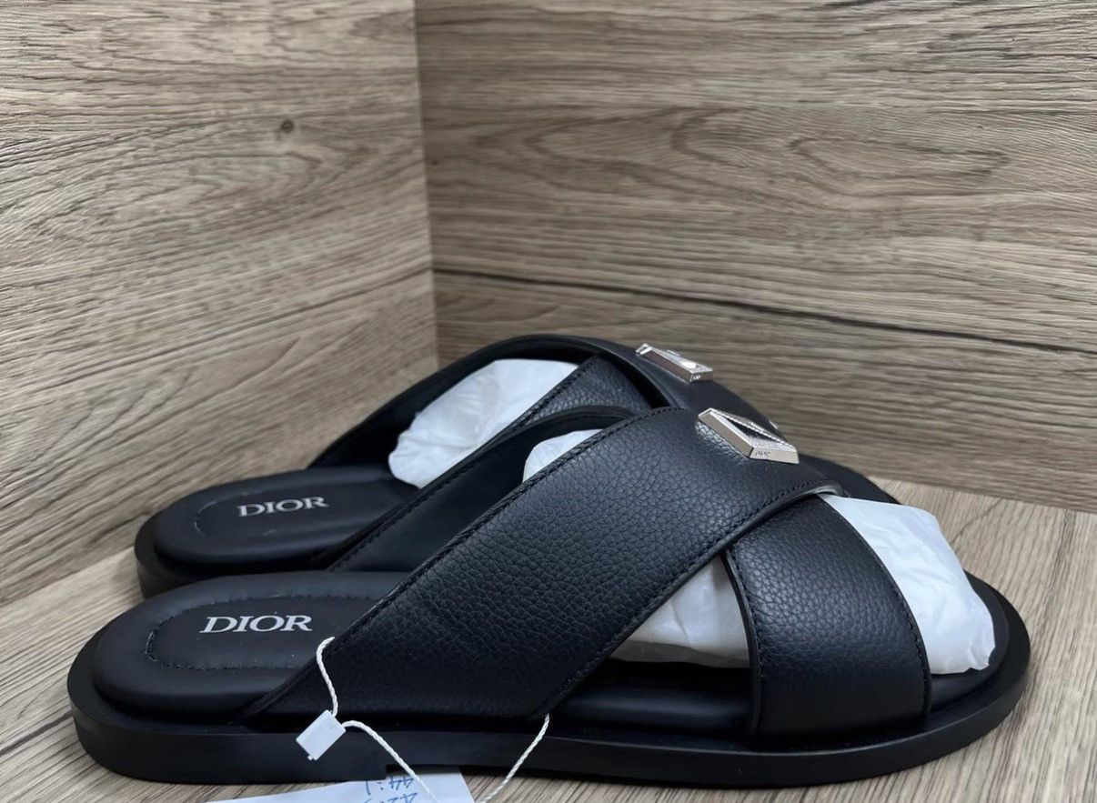 Dior Dior Black CD Slide Sandals J41 Size US 6.5 / EU 39-40 - 4 Thumbnail