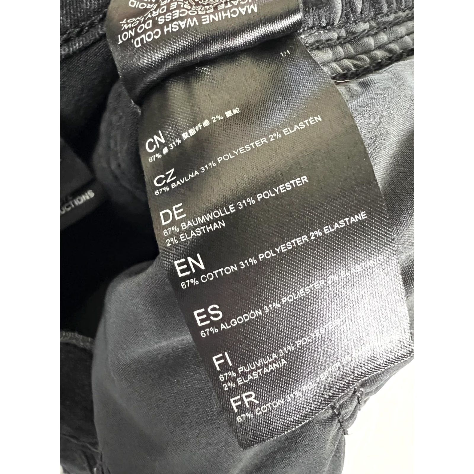 Denime Kuhl Jeans Womens 10 Black Dark Wash Slim Fit Skinny Stretch Denim Pants Casual Size 32" / US 10 / IT 46 - 7 Thumbnail