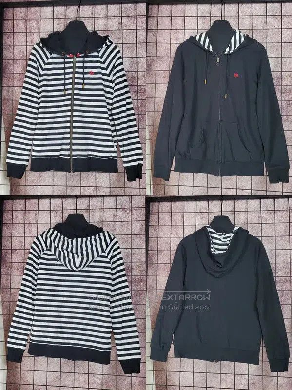 Burberry Burberry Black Cotton Embroidered Cardigan. Size US M / EU 48-50 / 2 - 2 Thumbnail