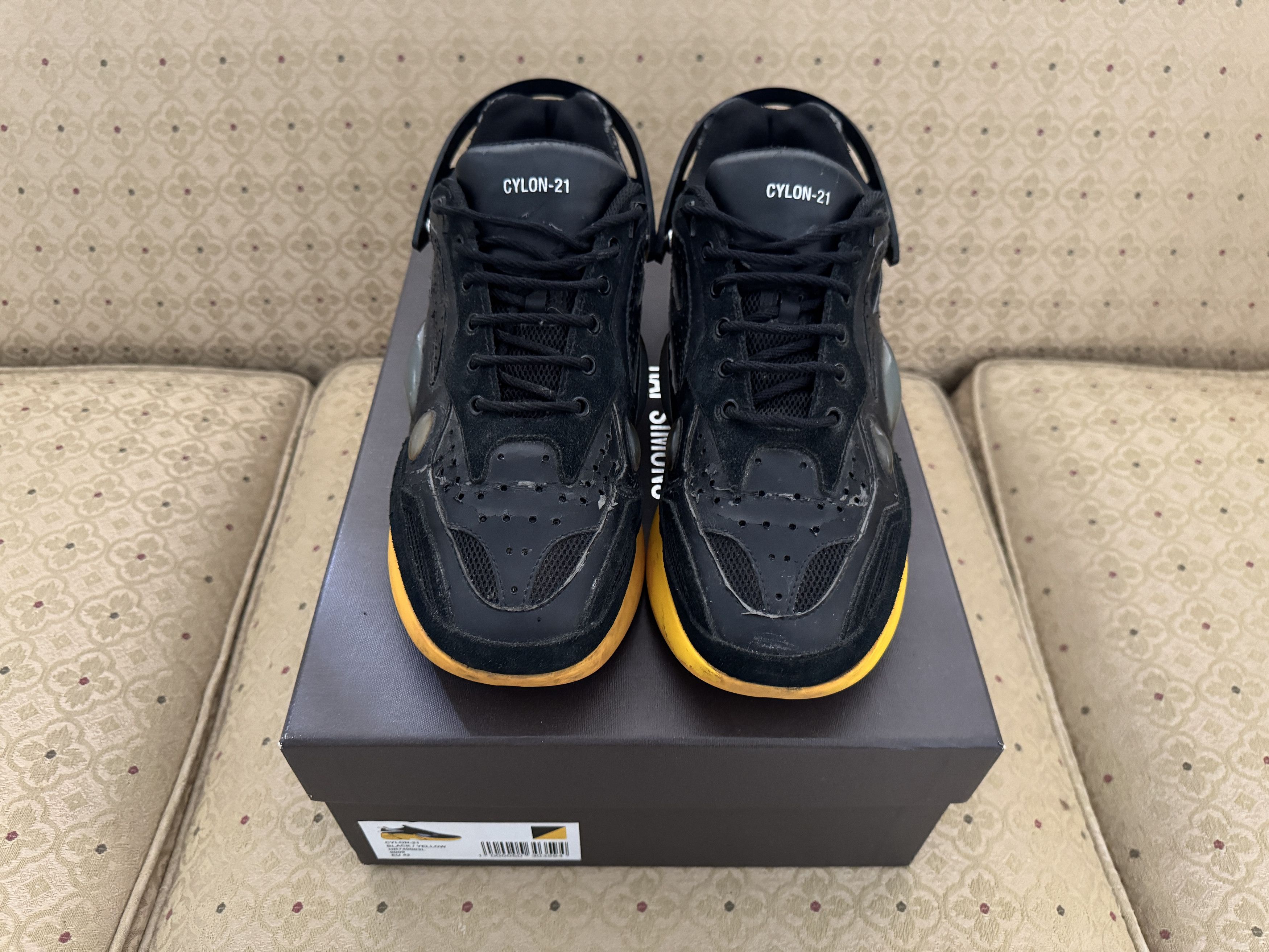 Raf Simons Raf Simons Cylon-21 US9 EU 42 Black & Yellow Size US 9 / EU 42 - 5 Thumbnail
