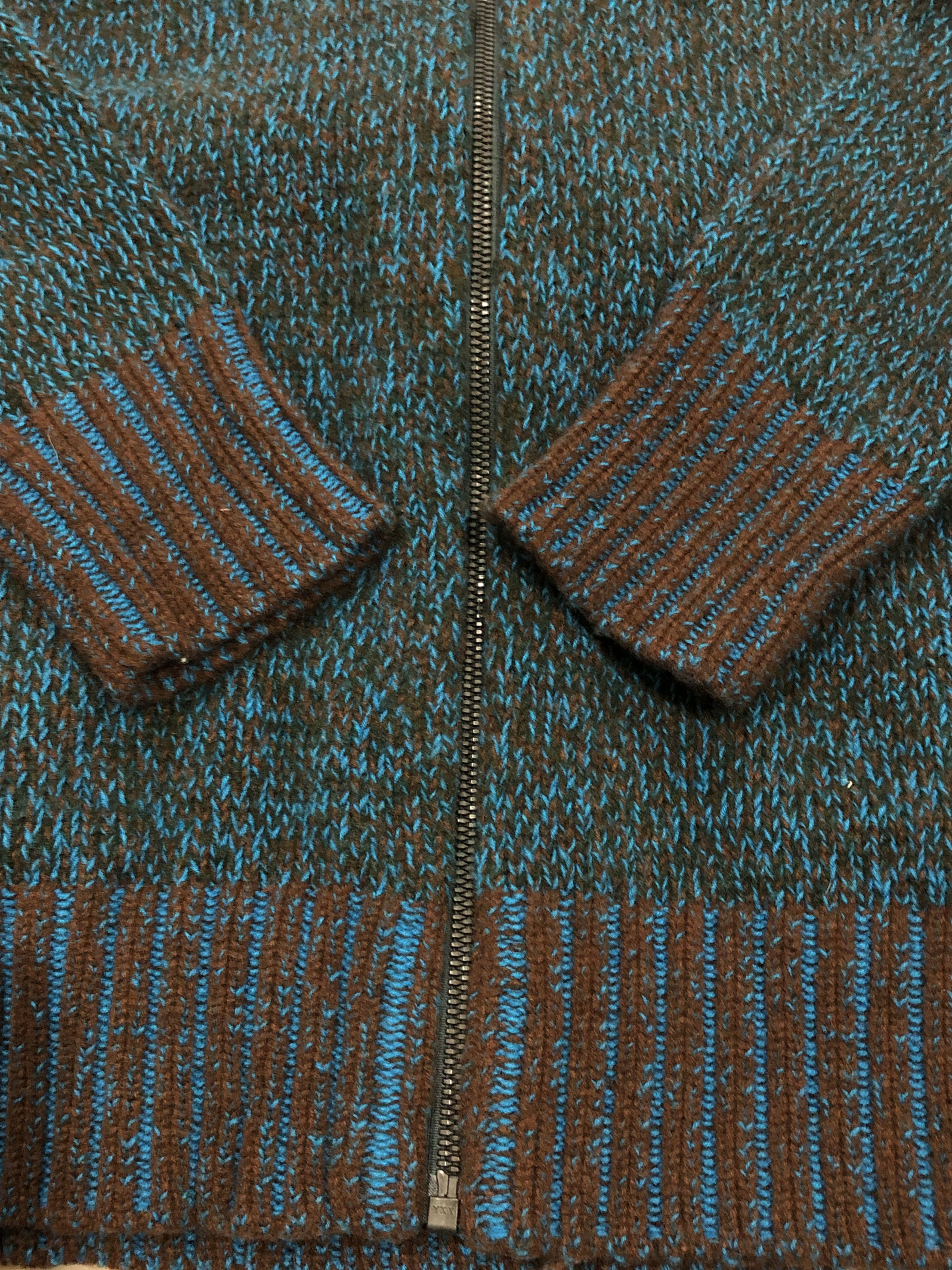 Marni × Uniqlo MARNI x UNIQLO Bi-Color Knitted Hoodie Size US M / EU 48-50 / 2 - 3 Thumbnail