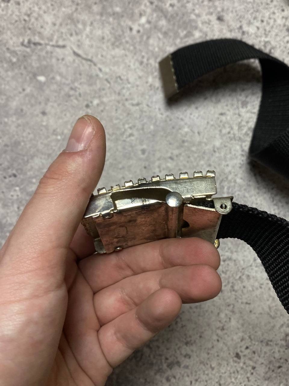 Japanese Brand × Vintage Crazy Y2k G Belt Crystal Logo Belt Japanese Viper Style 90’s Size ONE SIZE - 7 Thumbnail