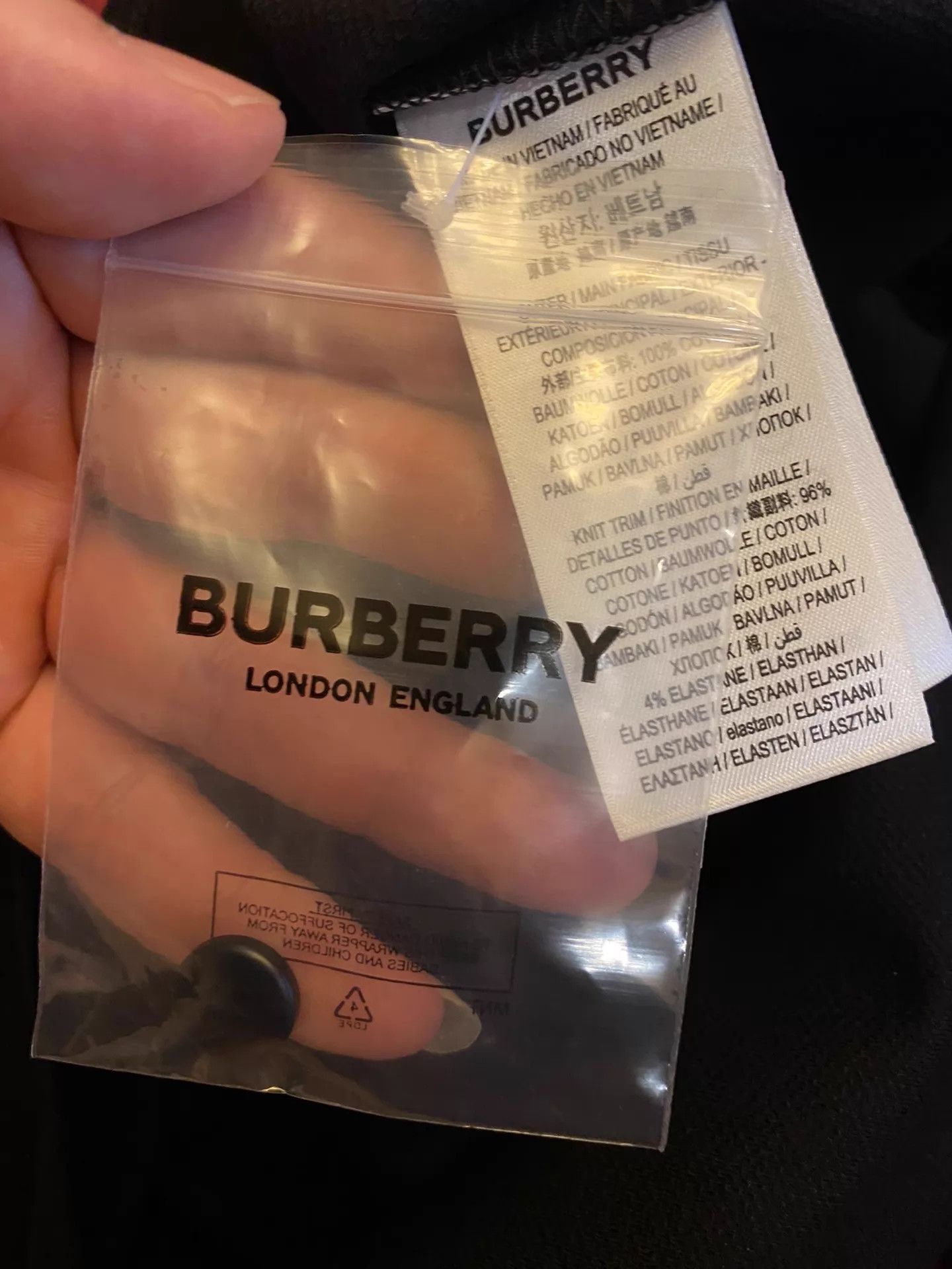 Burberry Burberry Black Polo Shirt S Size US S / EU 44-46 / 1 - 7 Thumbnail