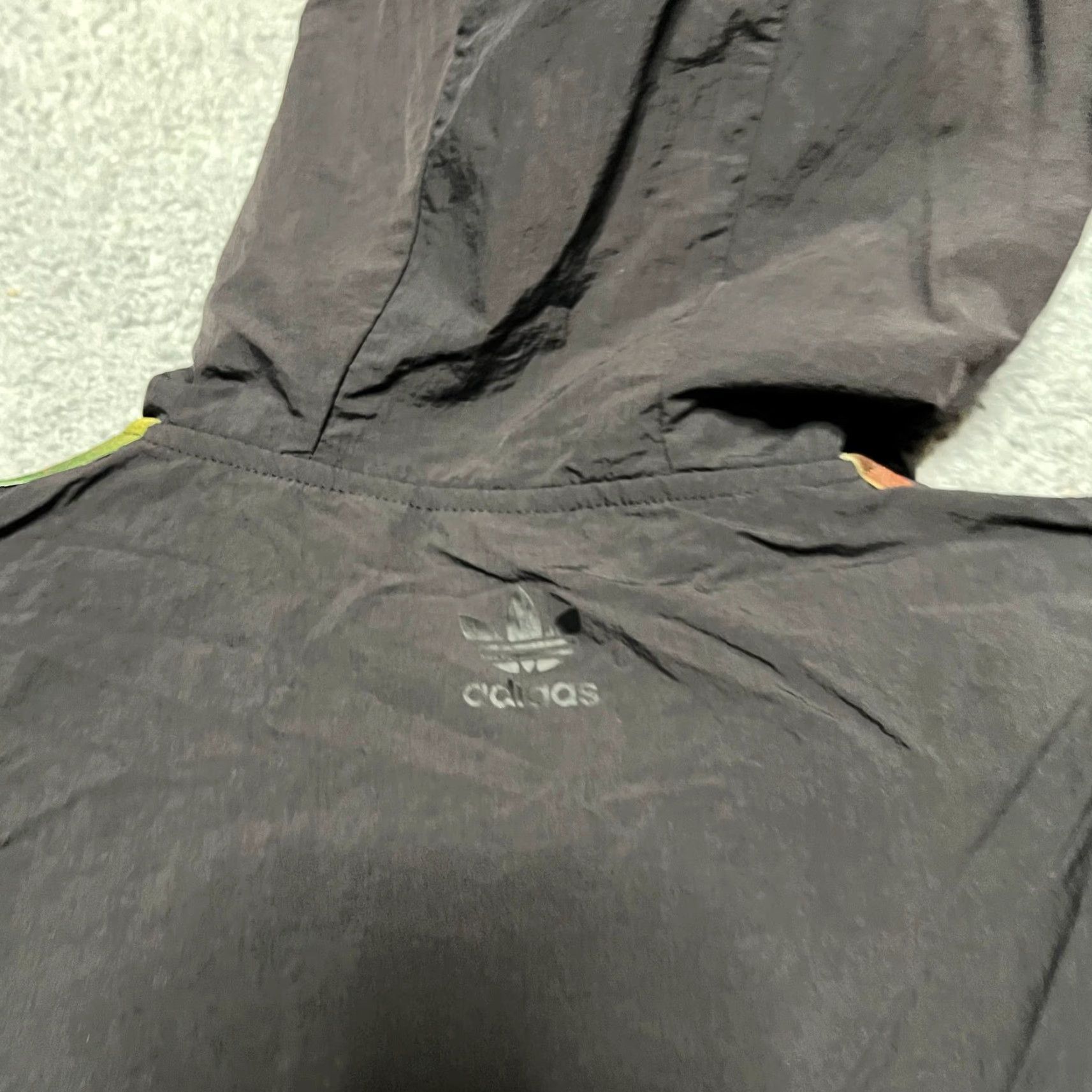 Adidas ADIDAS Jacket Womens Small Half Zip Crop Top BLACK Rainbow Pride Athleisure Windbreaker S Black Womens Size S / US 4 / IT 40 - 5 Thumbnail