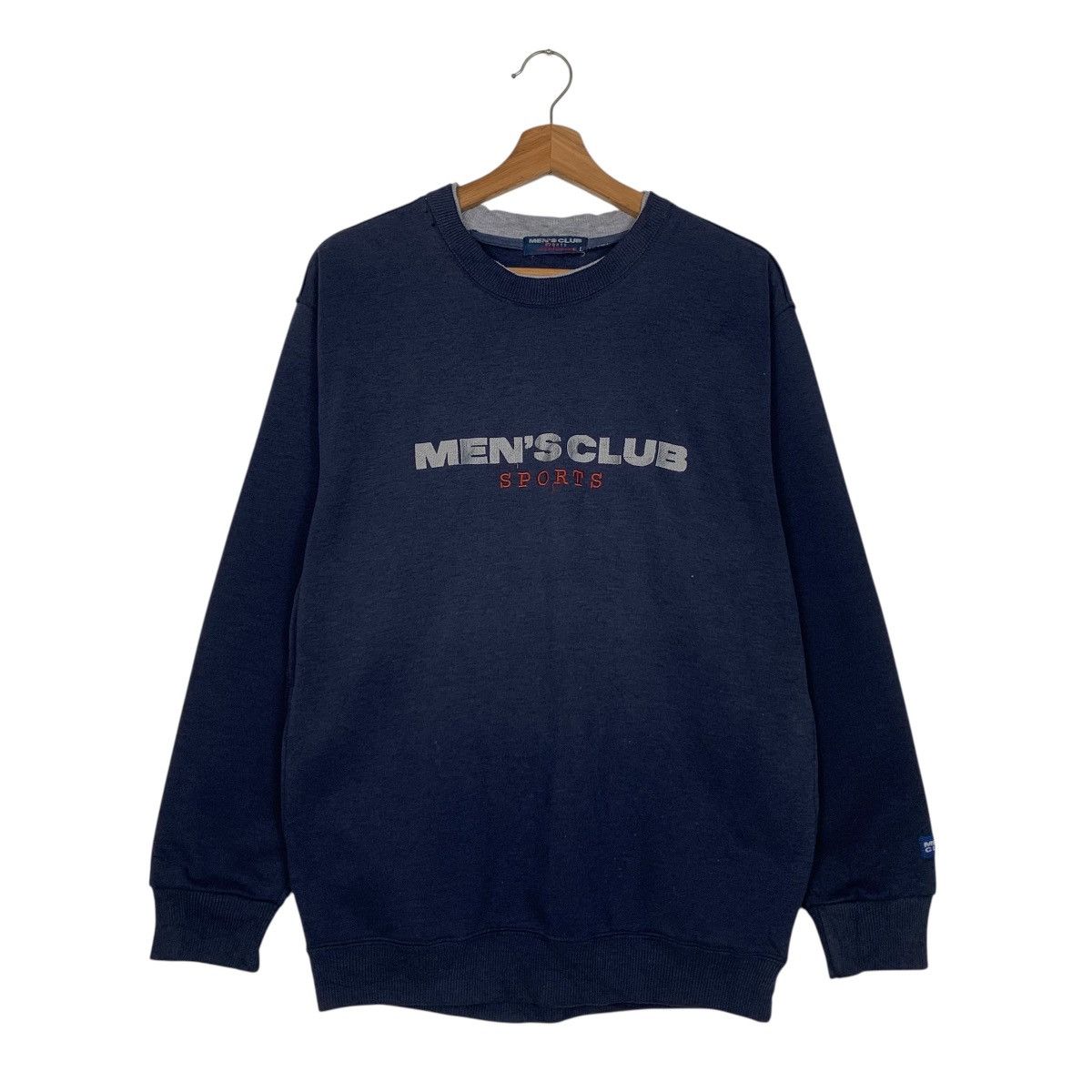 Vintage Vintage 90s MEN’S CLUB SPORTS Big Logo Sweatshirt #3542-C162 Size US L / EU 52-54 / 3 - 1 Thumbnail
