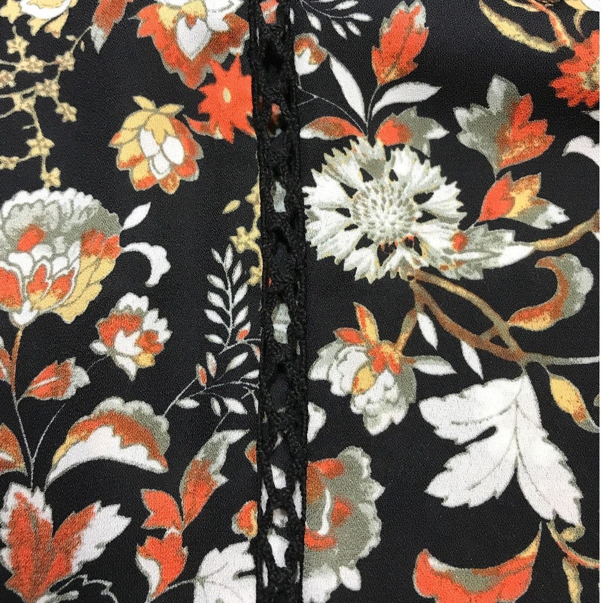 Other a.n.a. A New Approach Boho Floral Embroidered Blouse PL Size L / US 10 / IT 46 - 7 Thumbnail