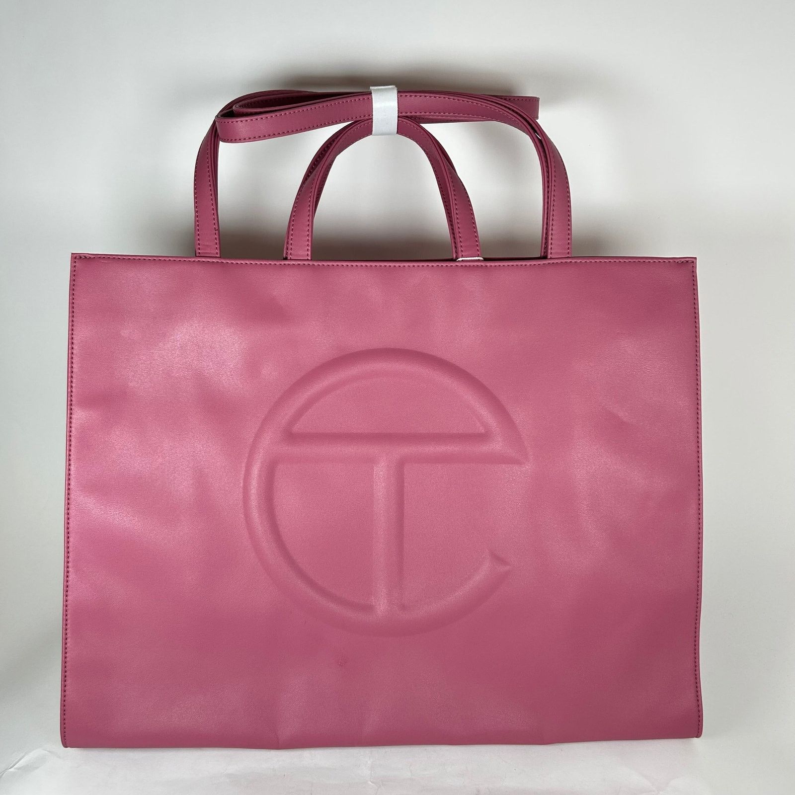 Telfar Telfar Corned Beef Leather Large Shopping Bag Size ONE SIZE - 1 Thumbnail