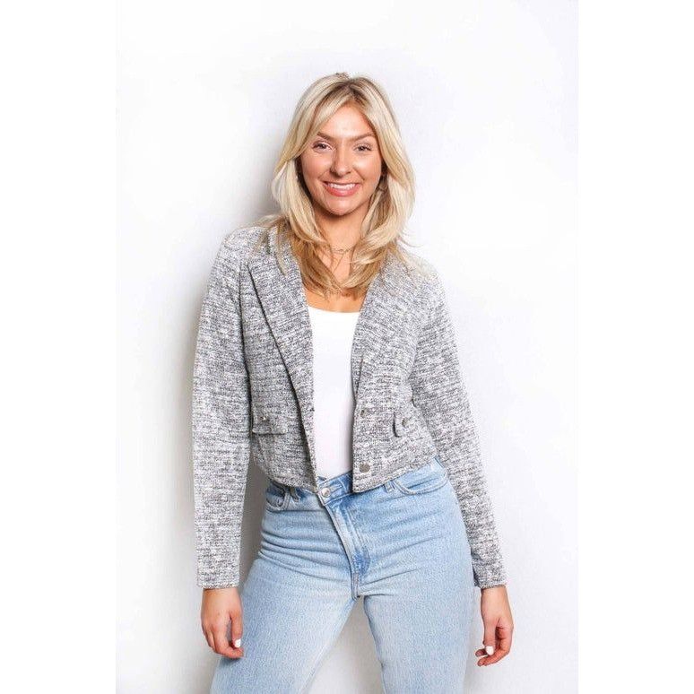 Madden NYC Madden NYC Womens Cropped Blazer Jacket Size XS Size XS / US 0-2 / IT 36-38 - 13 Thumbnail