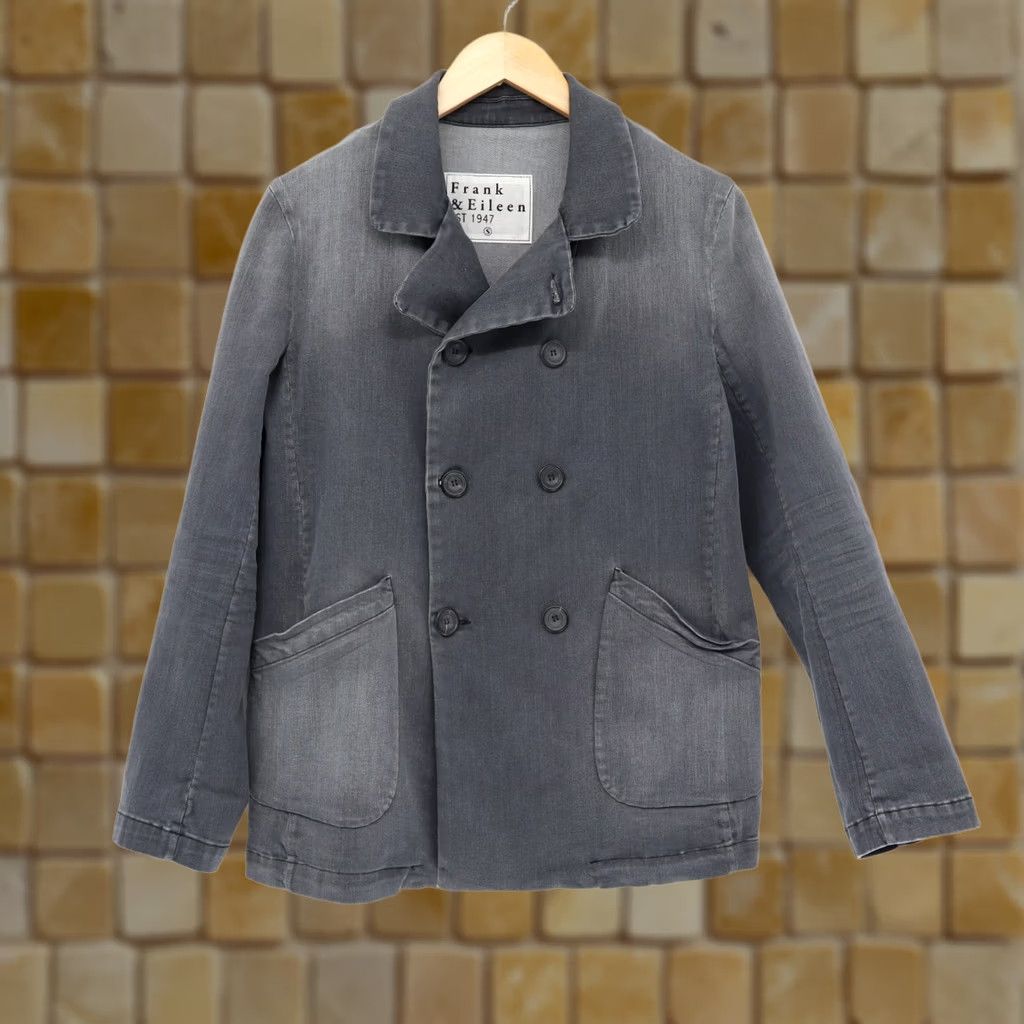 Frank & Eileen Frank & Eileen Belfast Jacket S Charcoal Grey Performance Italian Denim Stretch Size S / US 4 / IT 40 - 1 Thumbnail