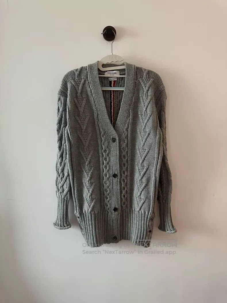 Thom Browne Thom Browne Back Colorblock Cardigan Size US XXS / EU 40 - 1 Thumbnail