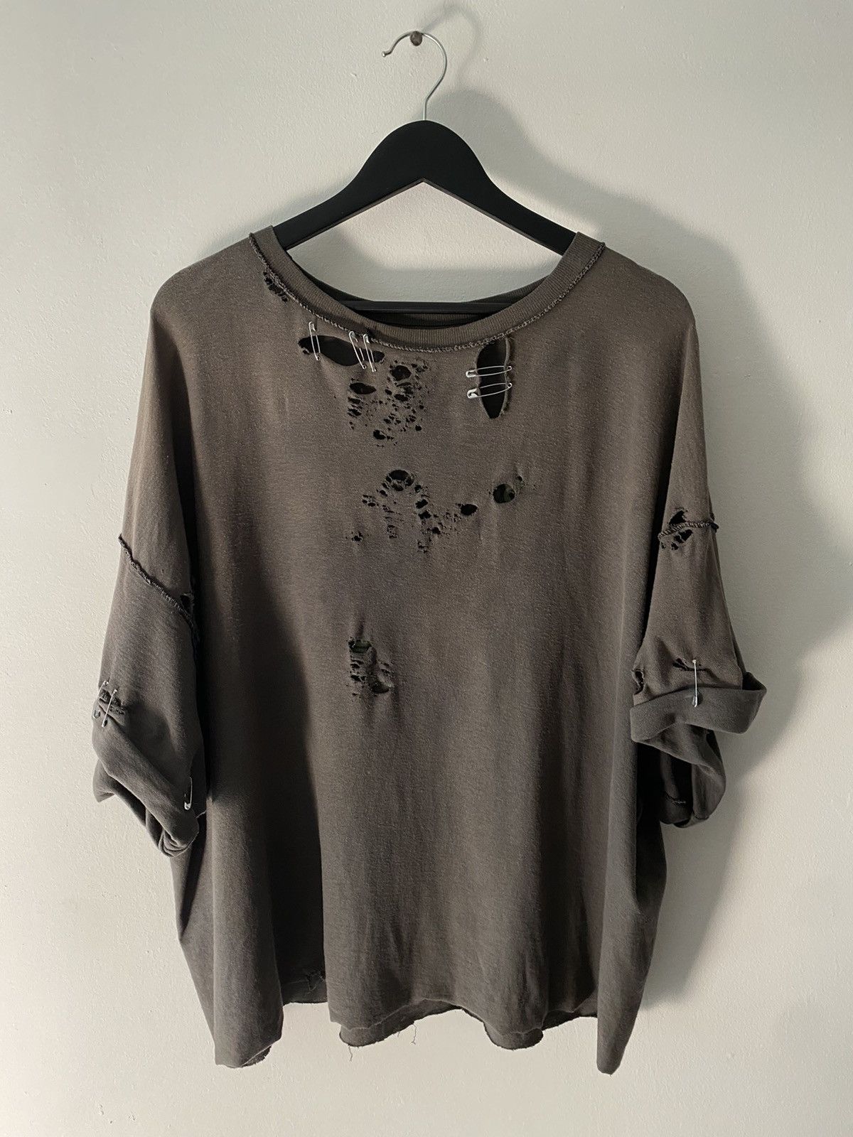 Vintage Vintage Perfectly Thrashed Faded and Repaired Inside Out Tee Size US XL / EU 56 / 4 - 1 Thumbnail