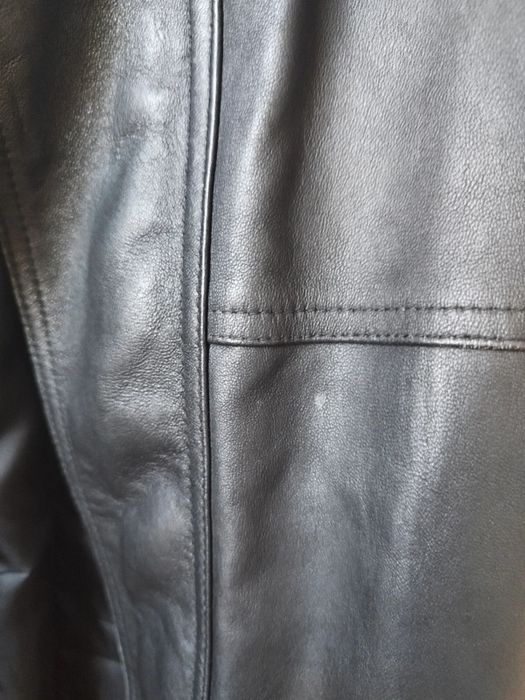 Giorgio leather coat jacket vintage giorgio valenti | Grailed