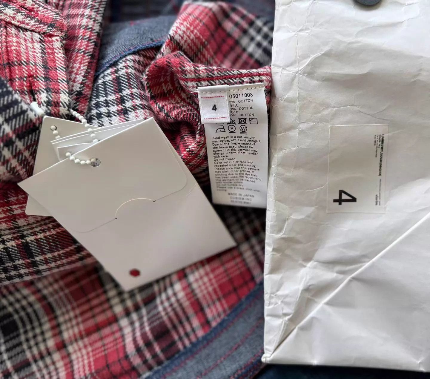 Visvim VISVIM 20SS LUMBER SHIRT L/S CRASH Red OG Distressed Chk 4 Size US XL / EU 56 / 4 - 9 Thumbnail