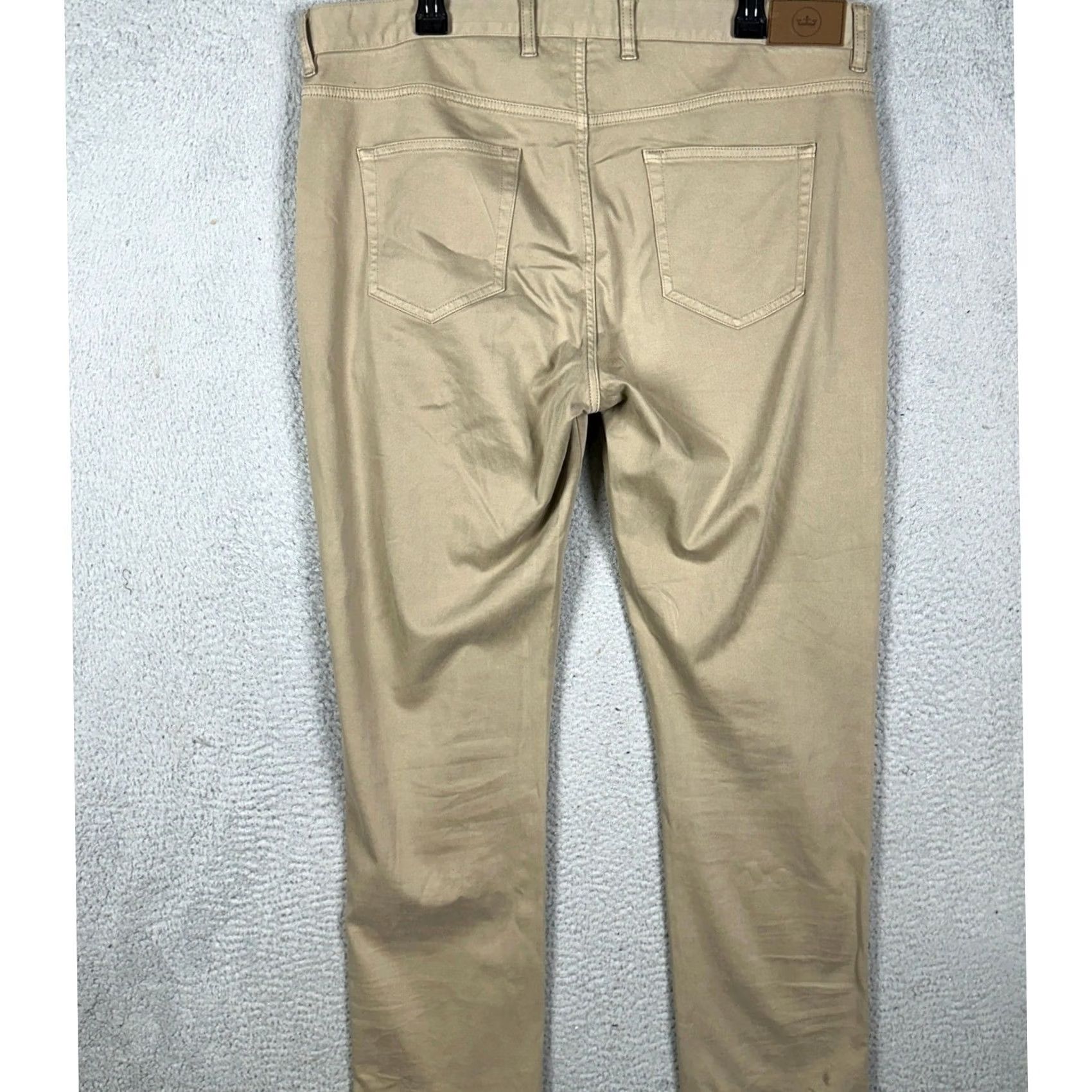Peter Millar Peter Millar Pants Men 38 Tan Khakis Chino Golf Performance Stretch 5 Pocket Size US 38 / EU 54 - 2 Thumbnail