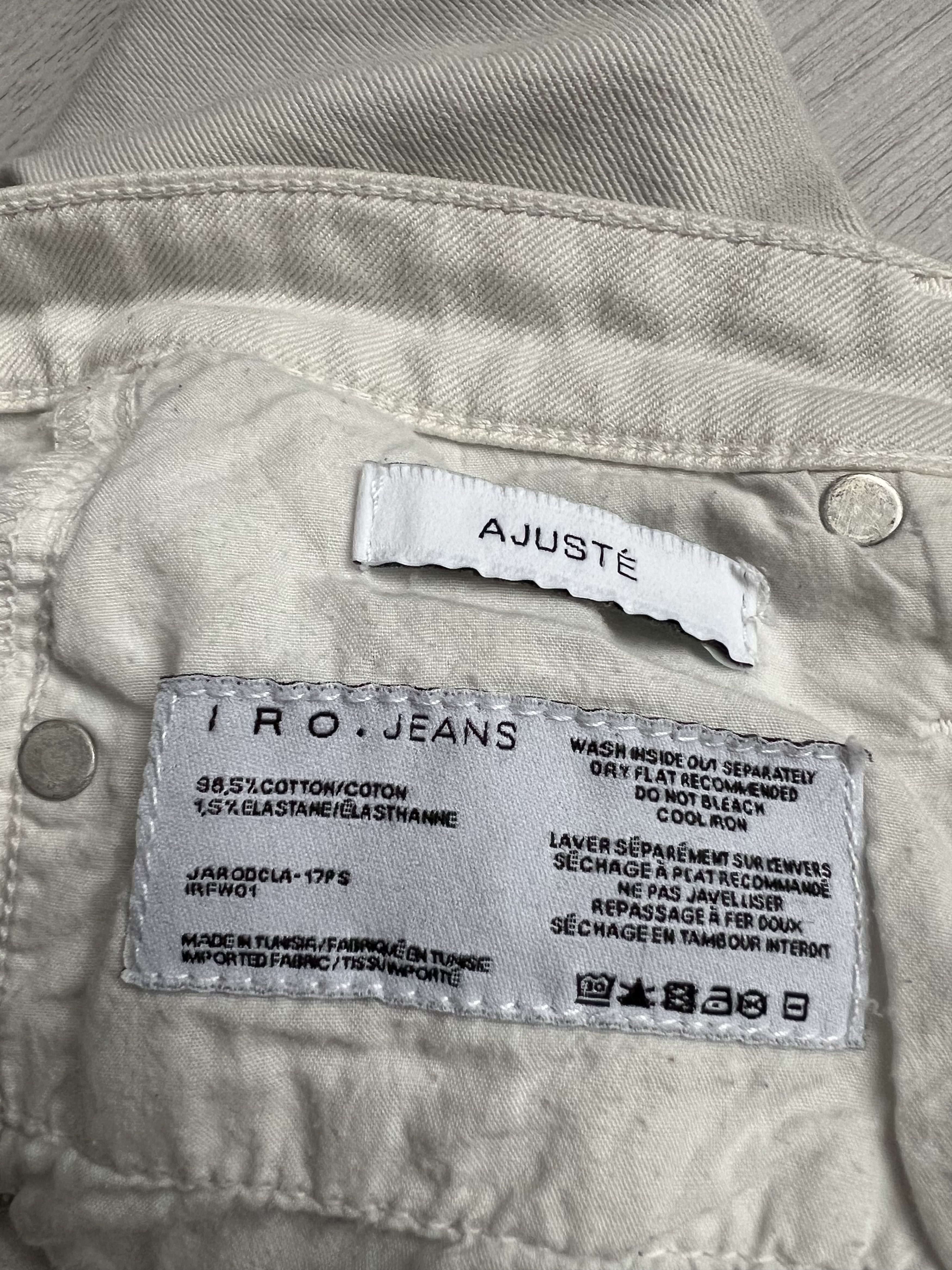 Iro Iro Jeans White Denim Size 24" / US 00 / IT 34 - 5 Thumbnail