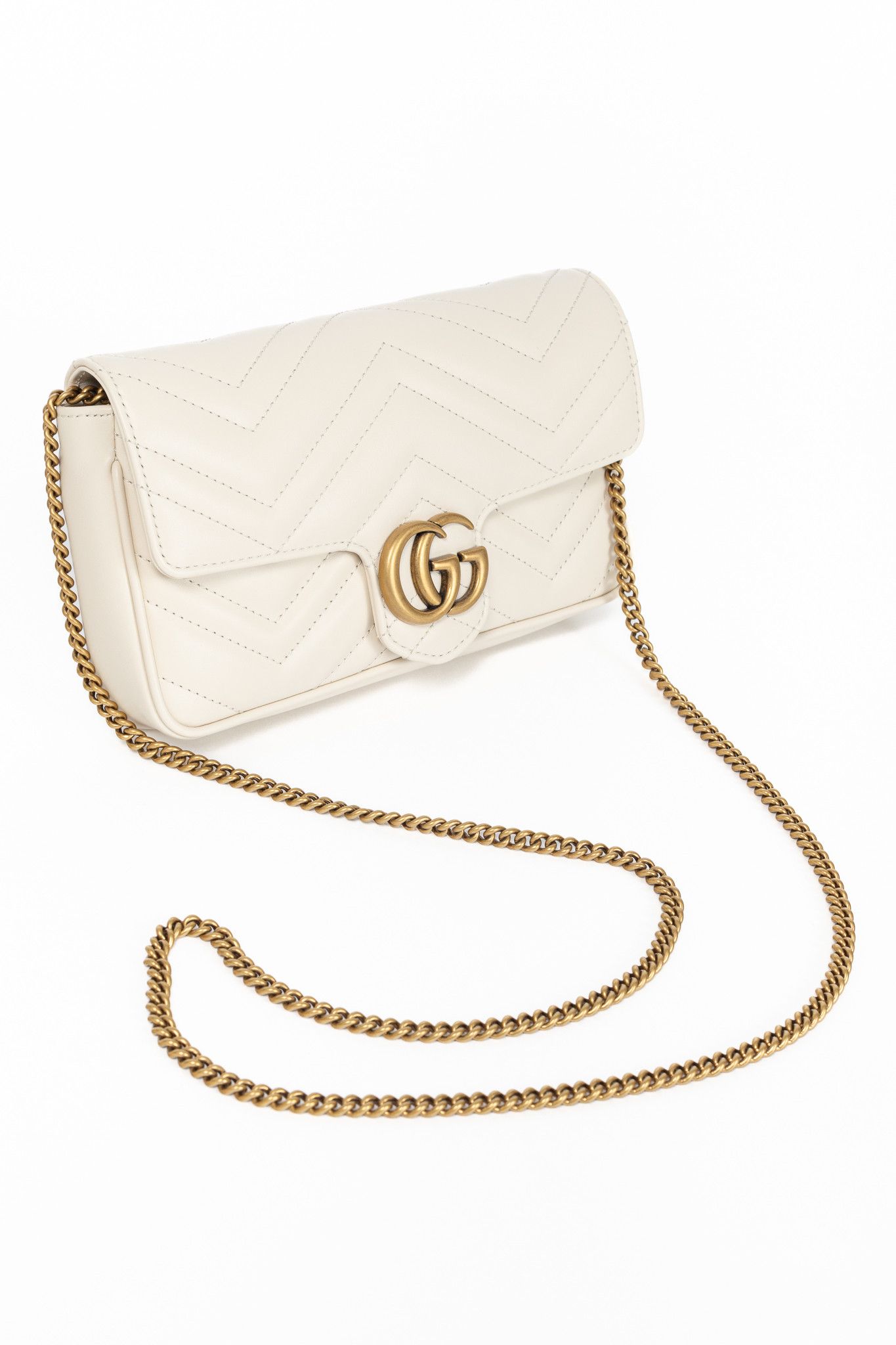 Gucci Gucci GG Marmont Matelasse Chevron Small Shoulder Bag Size ONE SIZE - 6 Thumbnail