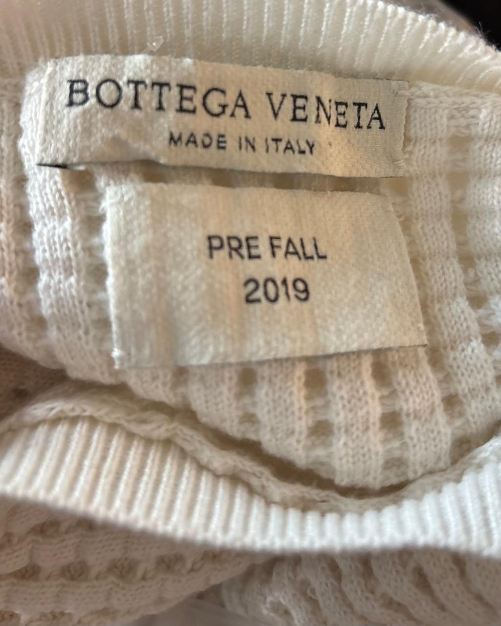 Bottega Veneta Bottega Veneta Waffle Knit Thermal Longsleeve Size US S / EU 44-46 / 1 - 3 Thumbnail
