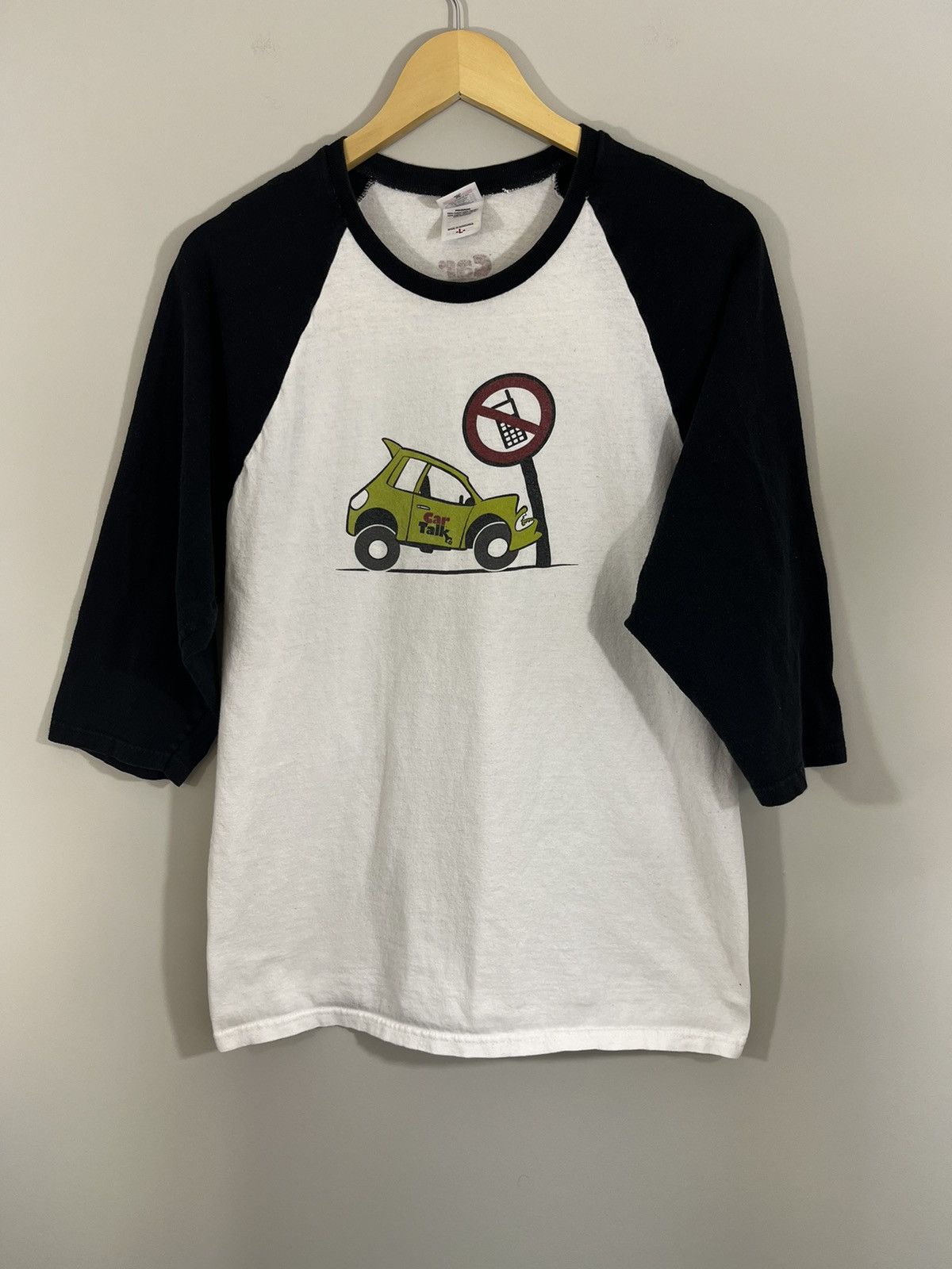 Vintage Anti Texting Driving Faded Baseball Tee Size US L / EU 52-54 / 3 - 1 Thumbnail