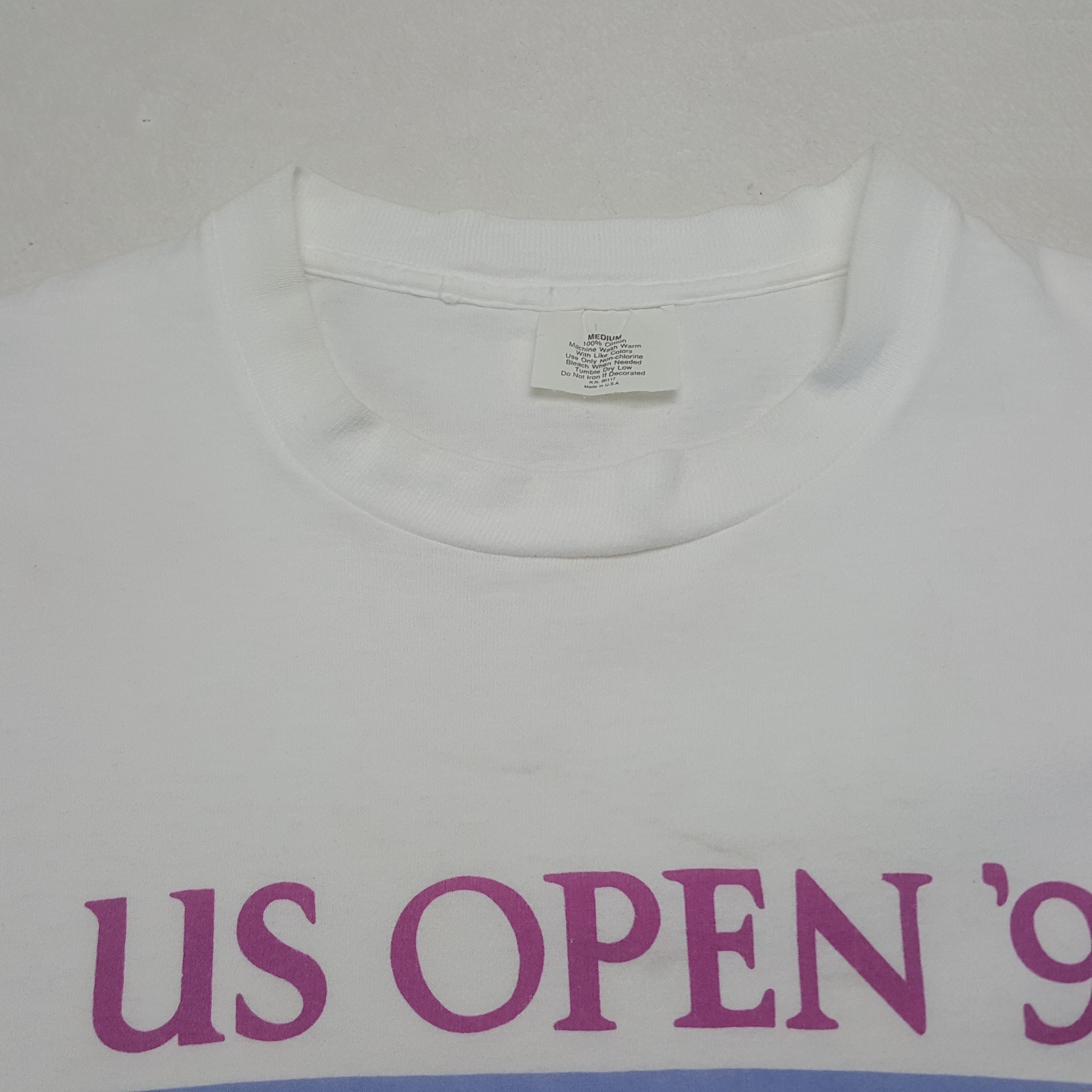 Vintage Vintage US Open 1991 Champions Tennis Tshirt RR29 Size US M / EU 48-50 / 2 - 5 Thumbnail