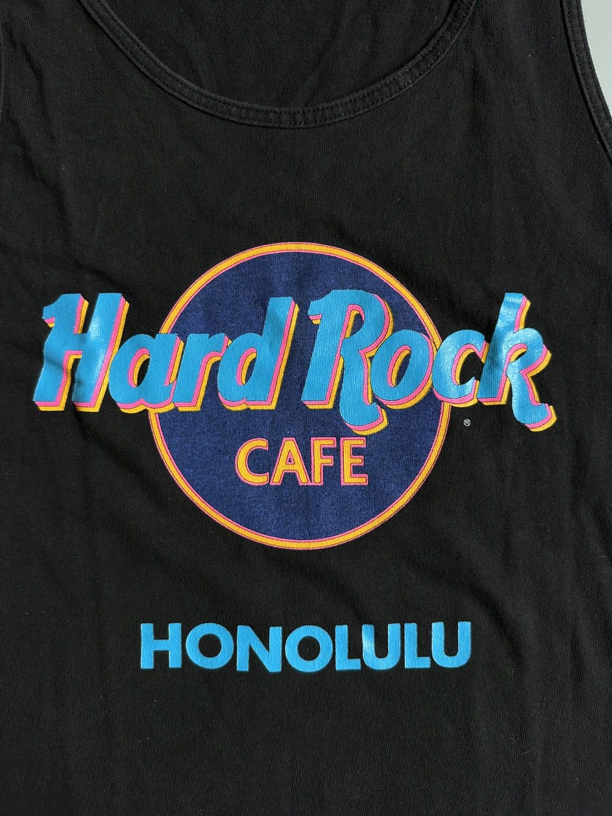 Hard Rock Cafe Vintage Hard Rock Honolulu Tank Top Made in USA Size L Size US L / EU 52-54 / 3 - 3 Thumbnail