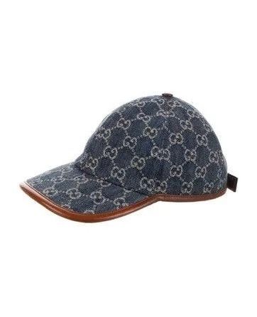 Gucci GG Logo Denim Baseball Cap