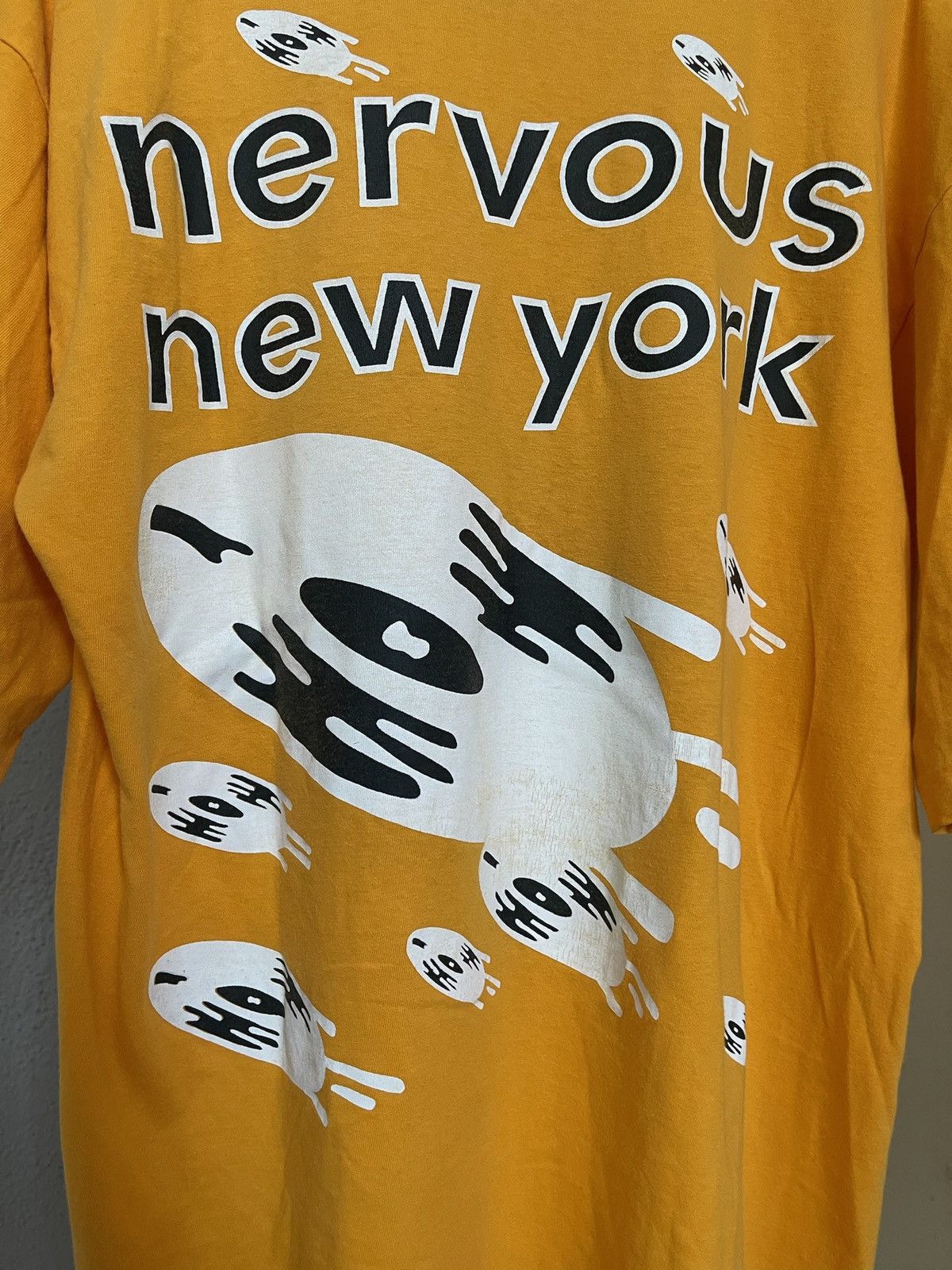 Band Tees × Vintage Vintage Nervous New York Record Label Promo Tshirt Size US XL / EU 56 / 4 - 6 Thumbnail