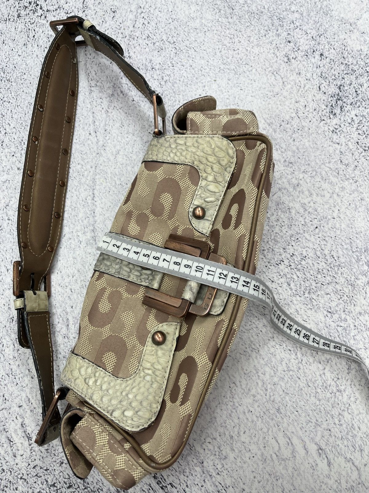 Guess Vintage 00’s GUESS Cloth Handbag Monogram Y2k Avant Garde Size ONE SIZE - 20 Thumbnail