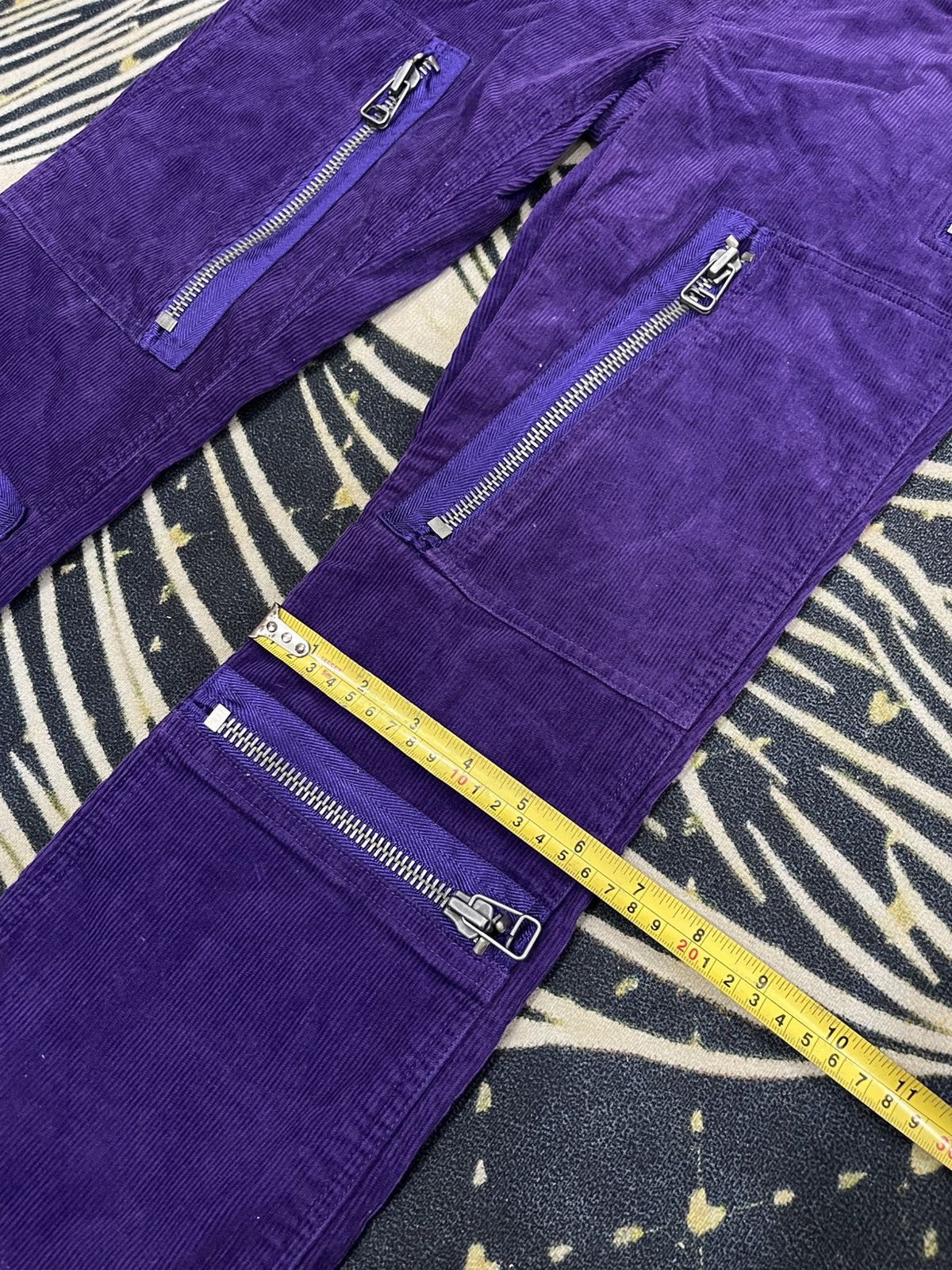 If Six Was Nine × Polo Ralph Lauren × Ralph Lauren Flare Multizipper Coudroy Ralph Lauren Size US 28 / EU 44 - 8 Thumbnail