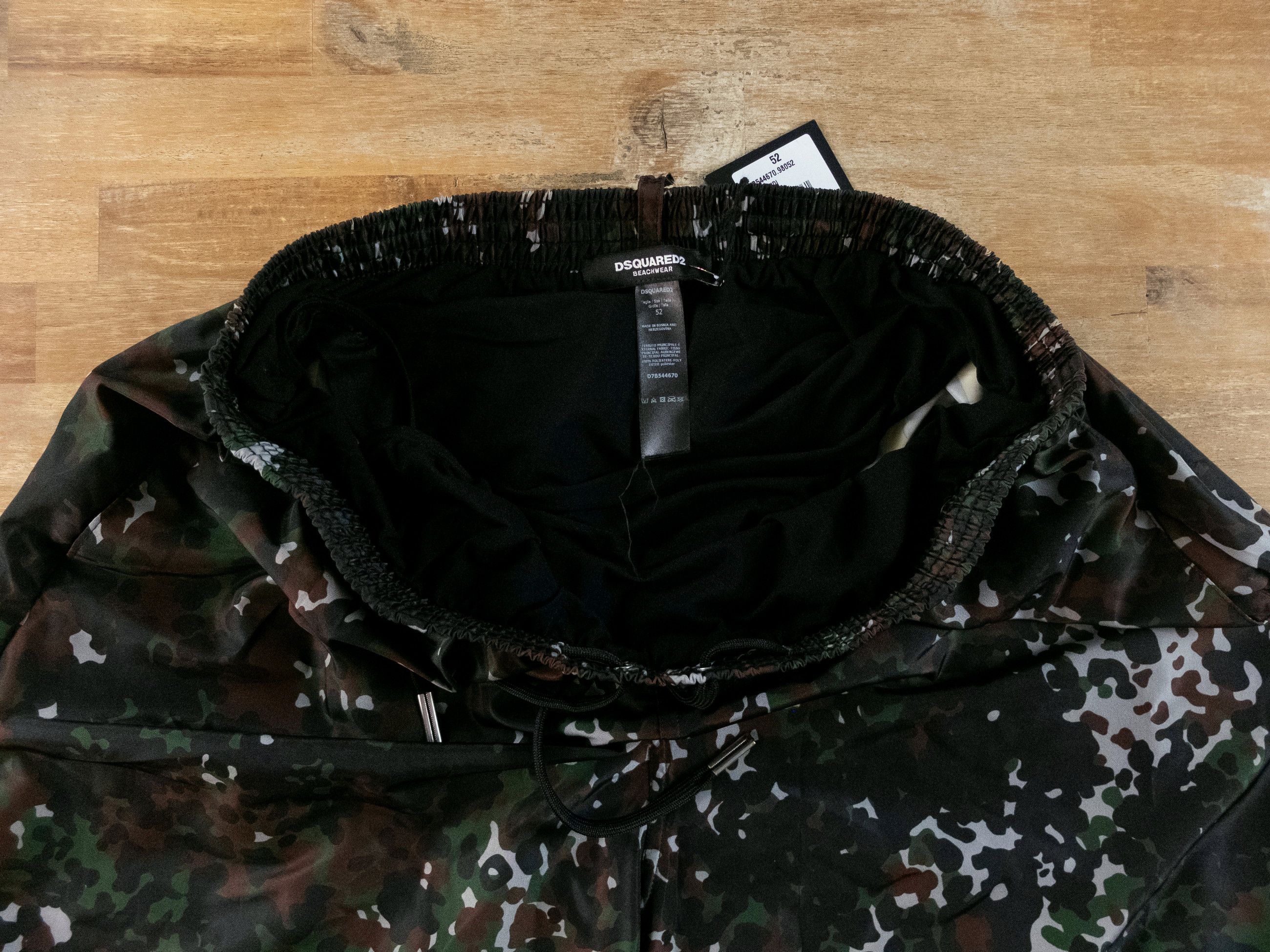 Dsquared2 DSQUARED2 camouflage & logo print midi swim shorts XL Size US 36 / EU 52 - 5 Thumbnail