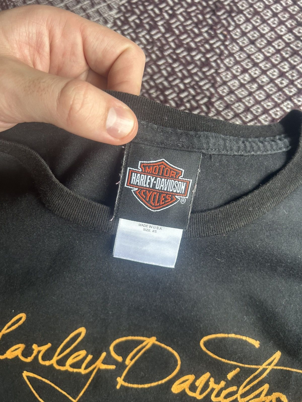 Harley Davidson × Vintage Vintage Harley Davidson LSleeve T-shirt 2011 H-D Women SZ XS Size XS / US 0-2 / IT 36-38 - 6 Thumbnail