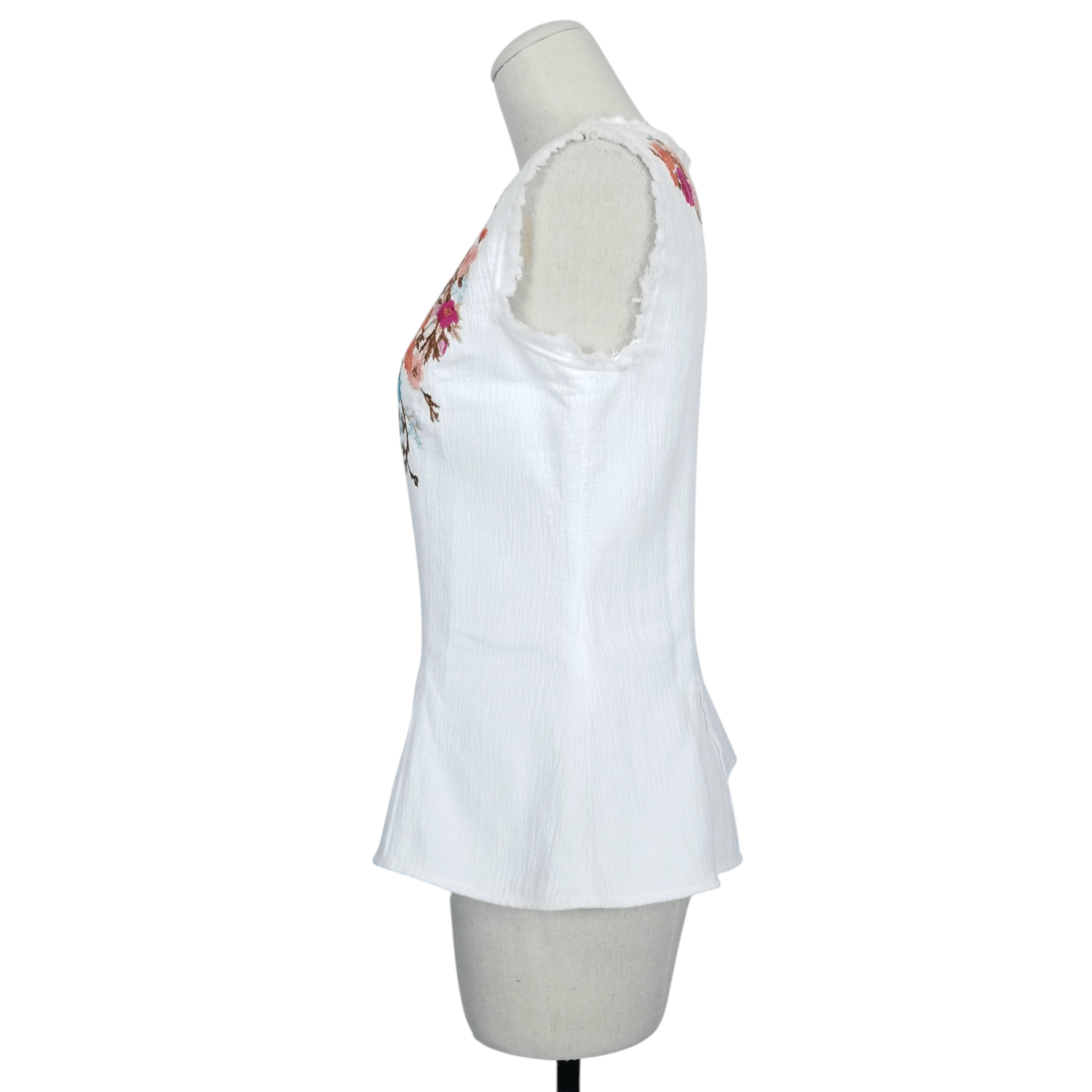 Other Sundance Sleeveless Embroidered Blouse Size XS / US 0-2 / IT 36-38 - 3 Thumbnail