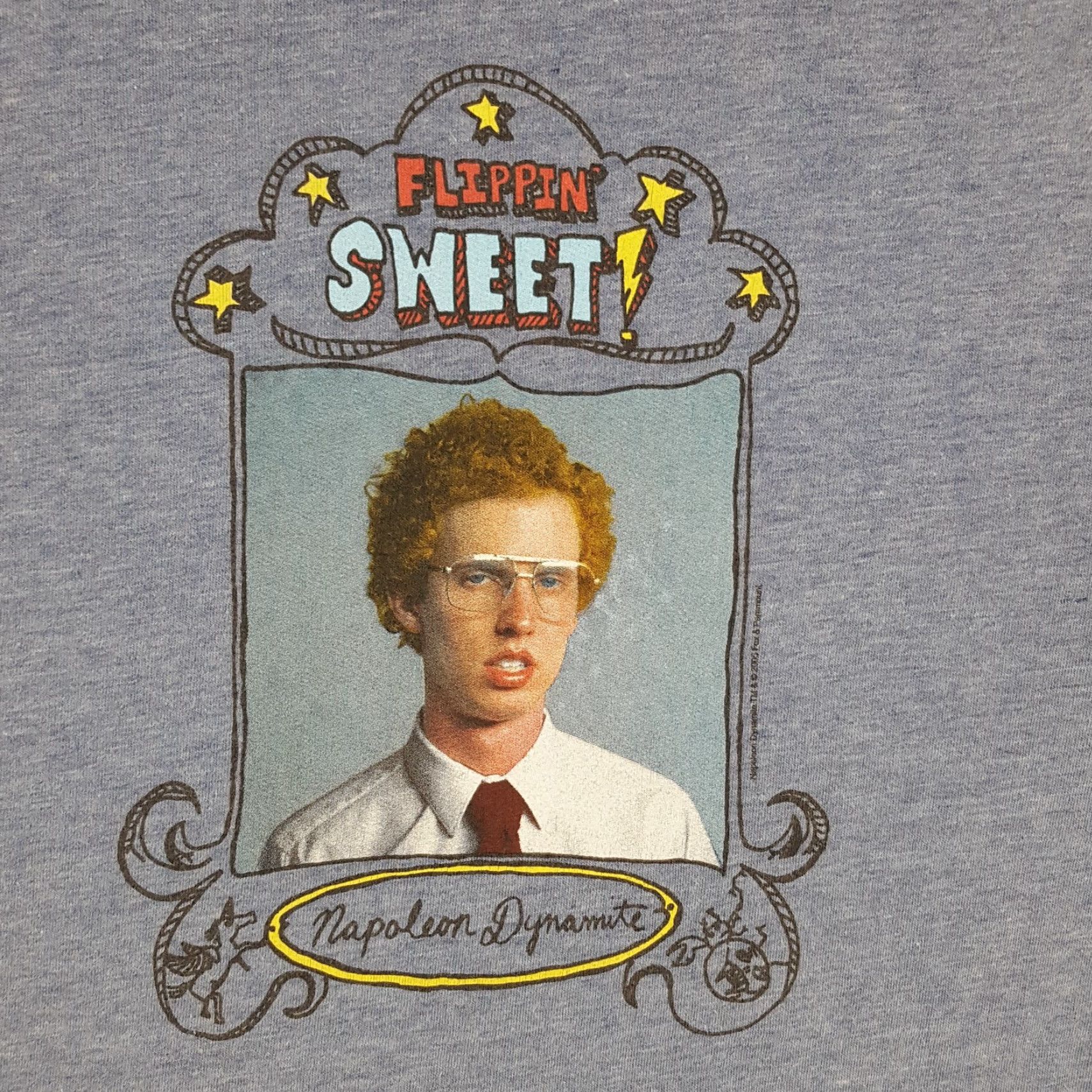 Vintage VINTAGE Napoleon Dynamite Movie T-Shirt Women Large Blue Short Sleeve Y2K Retro 90s Size L / US 10 / IT 46 - 3 Thumbnail