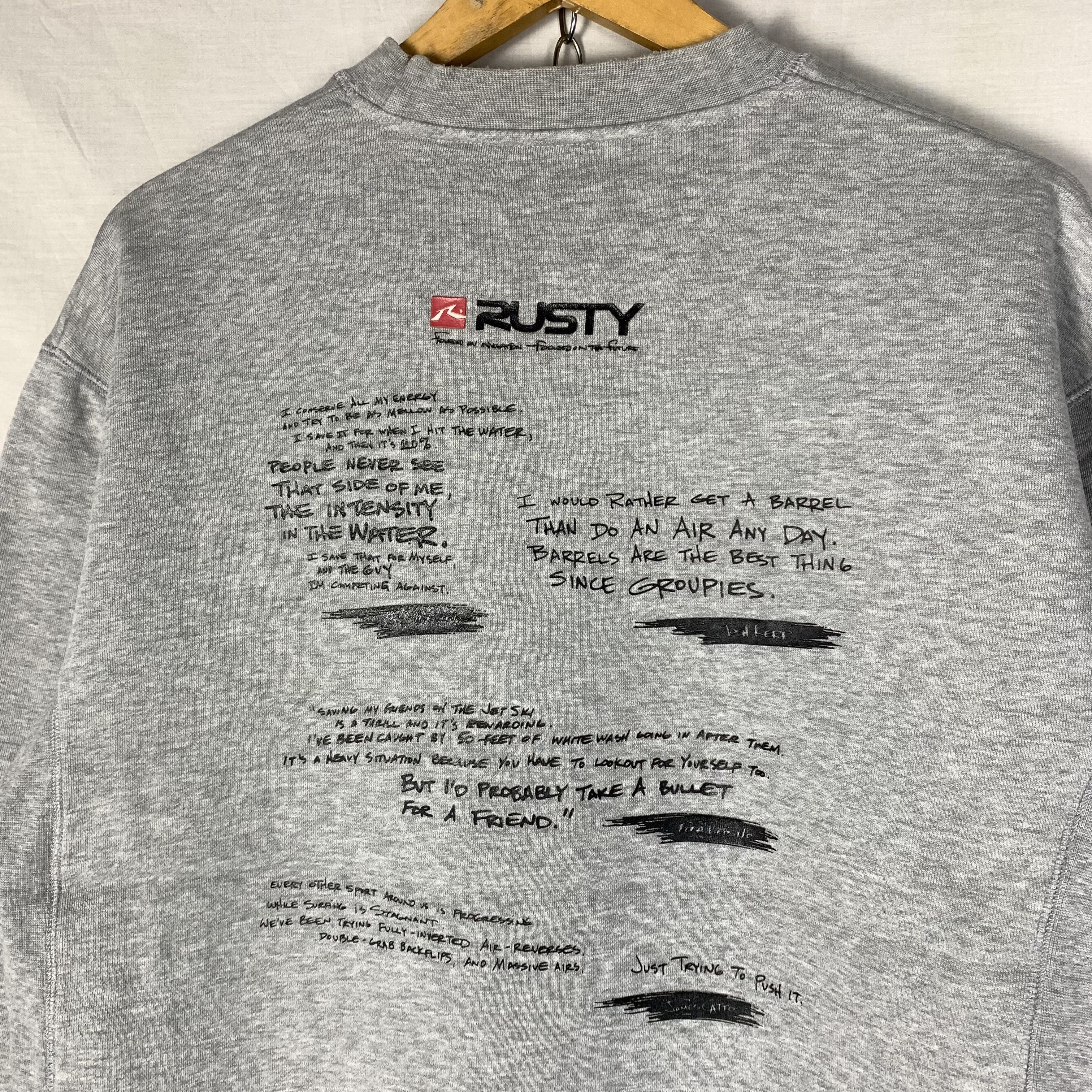 Rusty Rusty Sweatshirt Crewneck Size US M / EU 48-50 / 2 - 3 Thumbnail