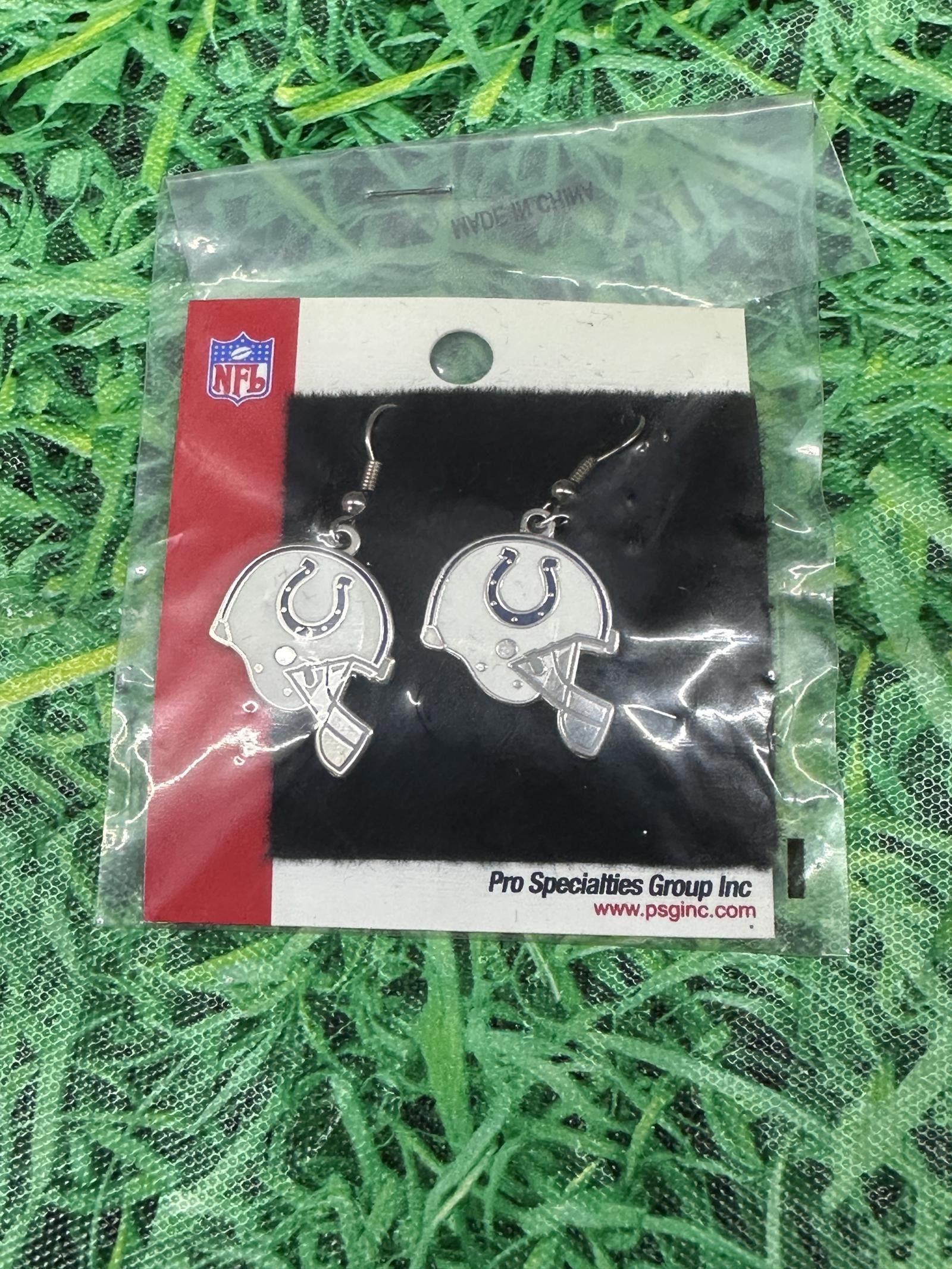 NFL Indianapolis Colts Dangle Earrings NFL NEW Size ONE SIZE - 1 Thumbnail