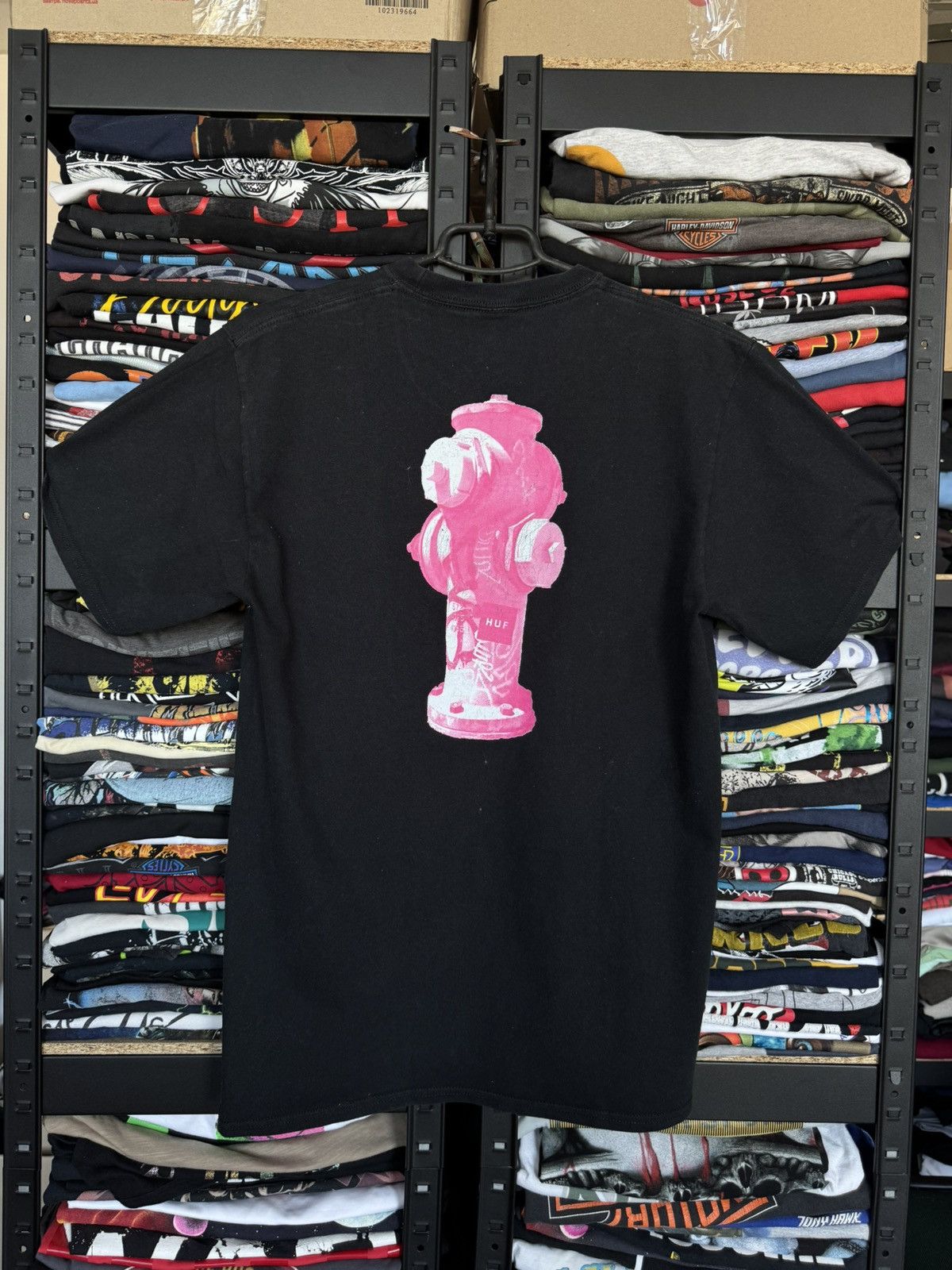 Huf Huf vintage big logo tee SK8 Size US M / EU 48-50 / 2 - 2 Thumbnail