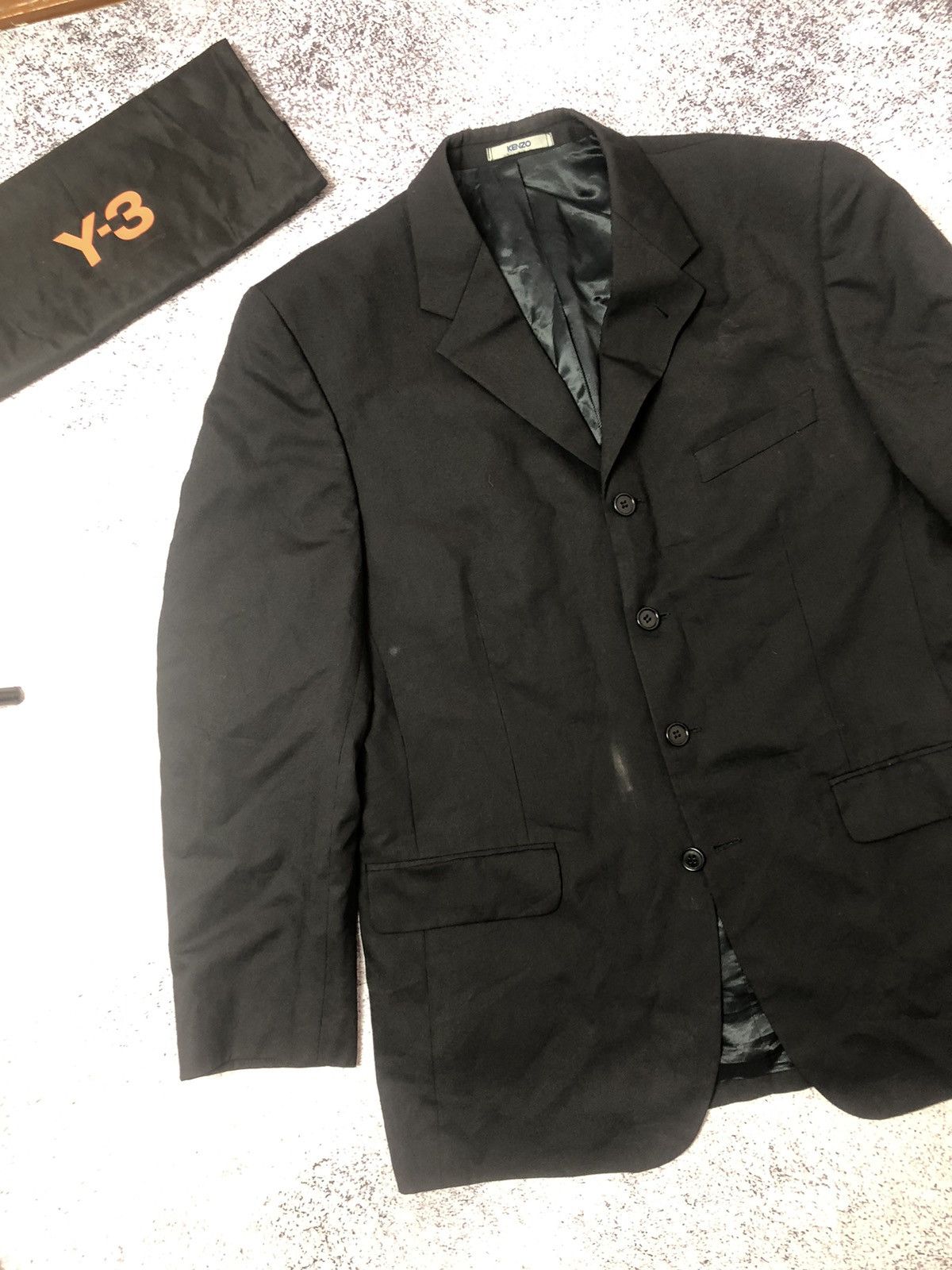 Kenzo Men’s blazer Kenzo size 54 men’s luxury dress y2k usa ykk Size 54R - 2 Thumbnail