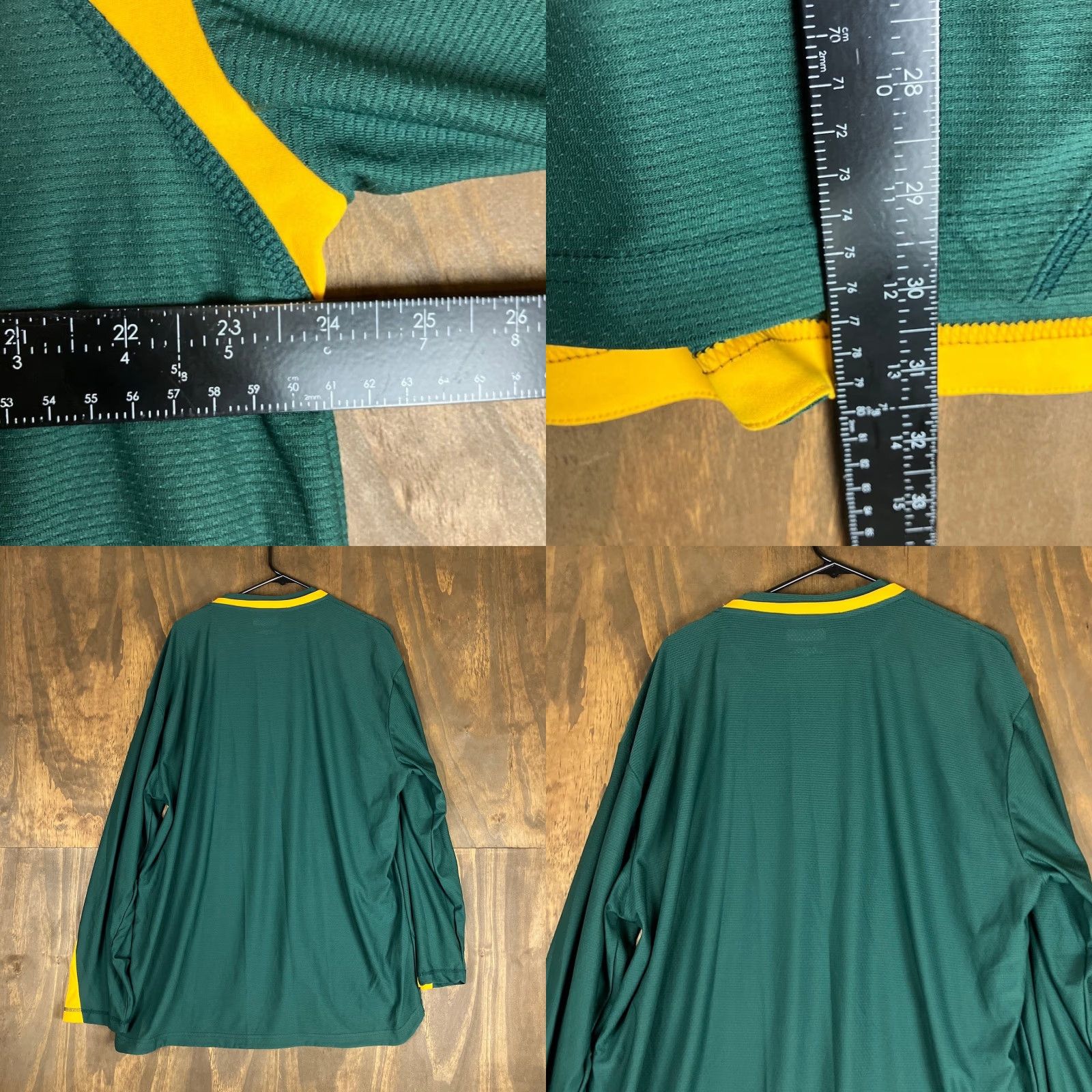 NFL NFL Team Apparel Mens Shirt Green Bay Packers Logo Long Sleeve XL Size US XL / EU 56 / 4 - 8 Thumbnail