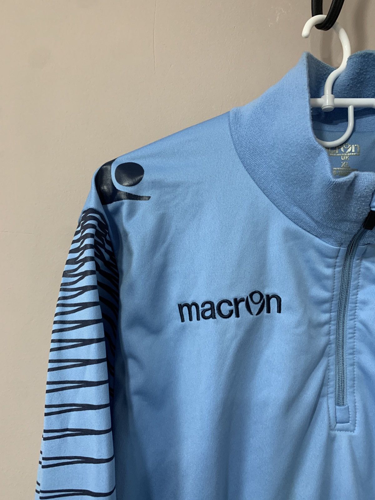 Macron × Vintage Aston Villa Zip Training Football Sweatshirt Macron Soccer Size US XL / EU 56 / 4 - 5 Thumbnail