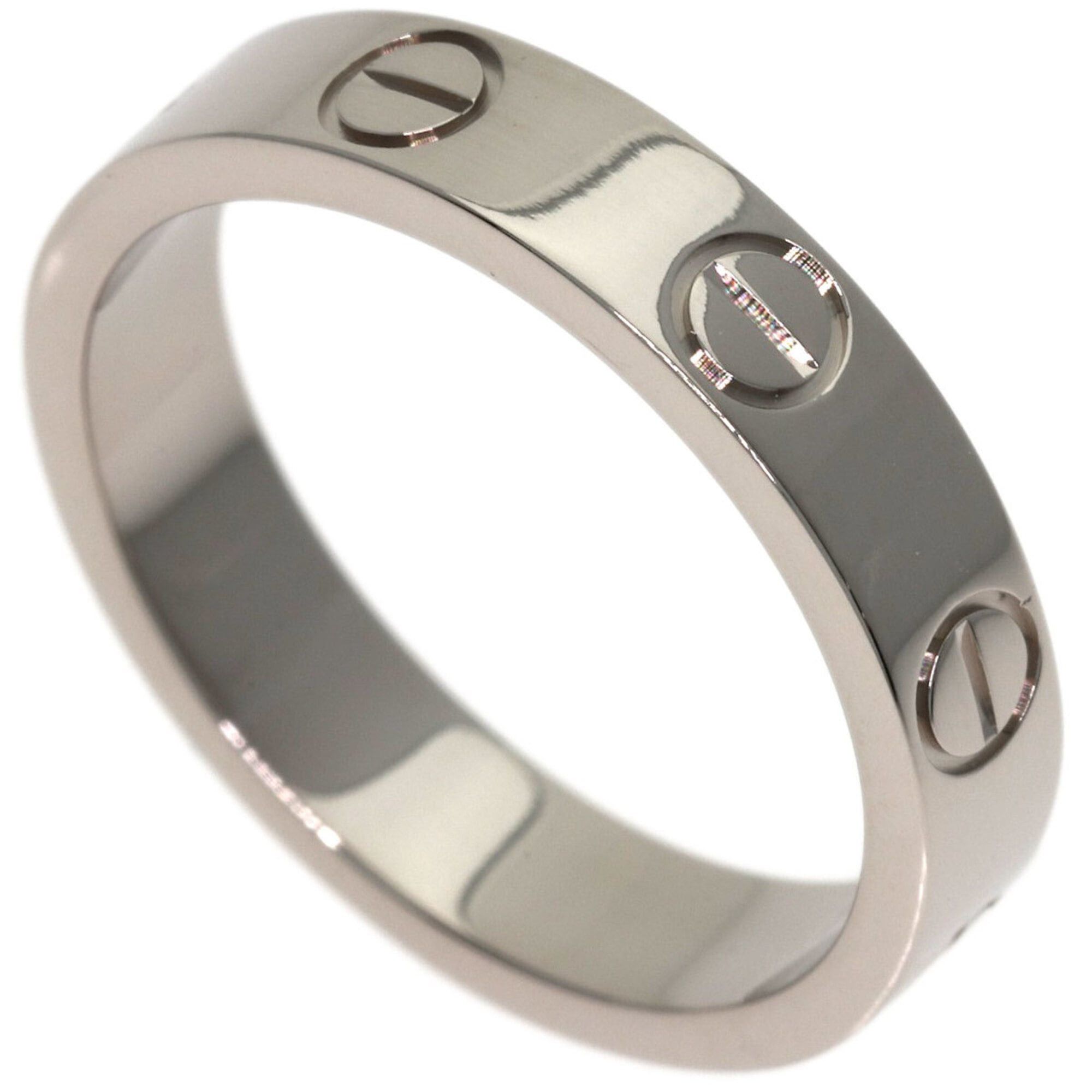Cartier Cartier Love Ring #48, 18K White Gold, Women's Size ONE SIZE - 1 Thumbnail