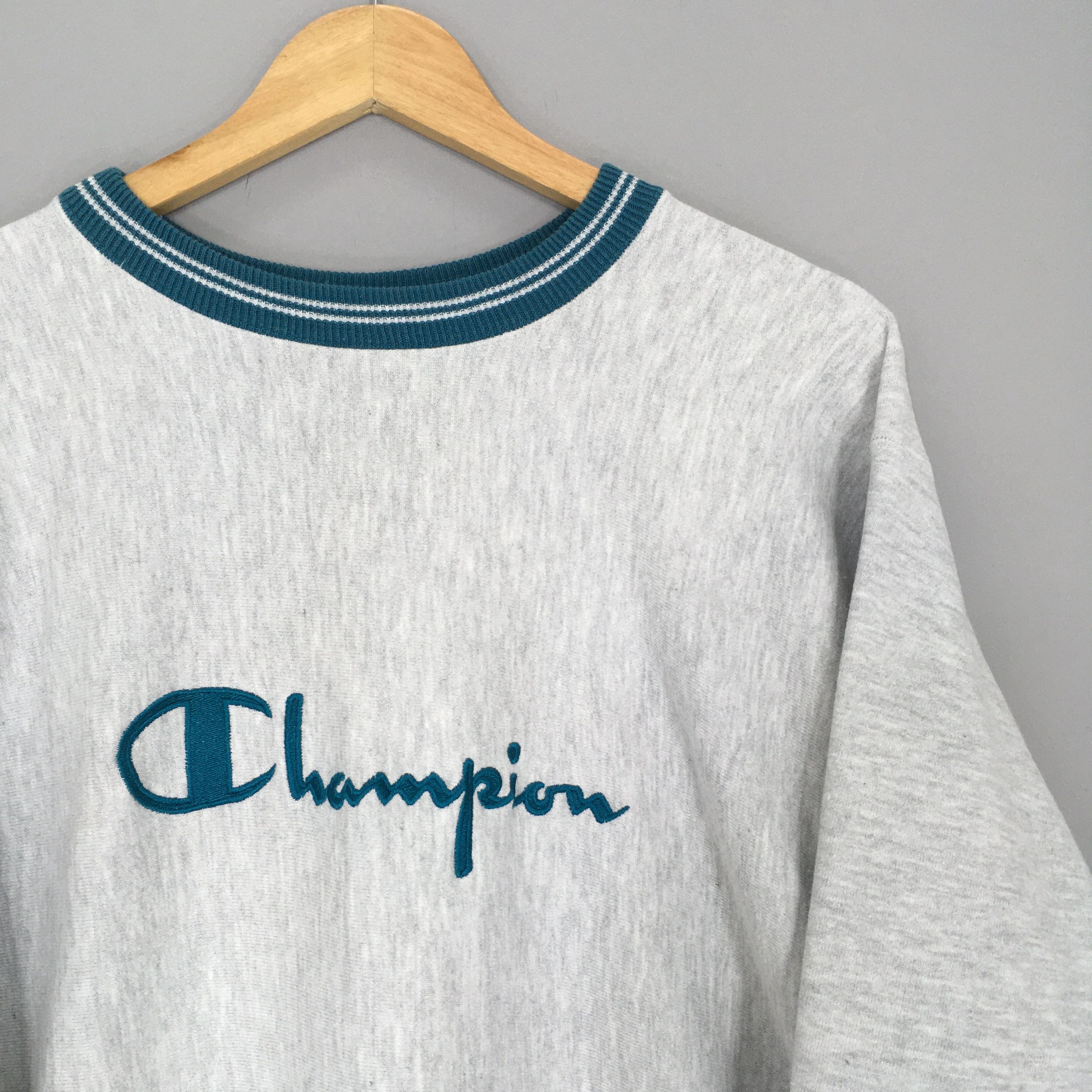 Champion × Vintage Vintage 90s Champion Reverse Weave Sweatshirt XLarge Size US XL / EU 56 / 4 - 2 Thumbnail