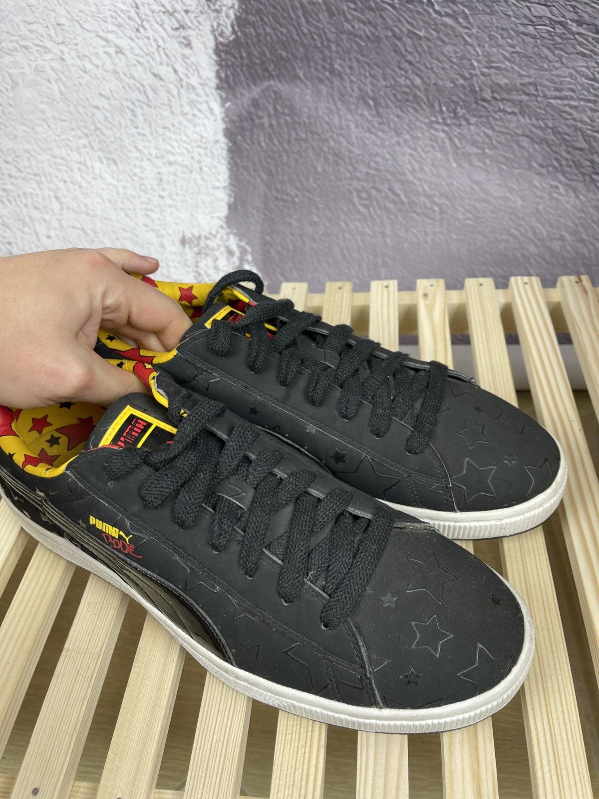 Bode Puma Basket II x Bode 2008 vintage Black/White sneakers Size US 12 / EU 45 - 10 Thumbnail
