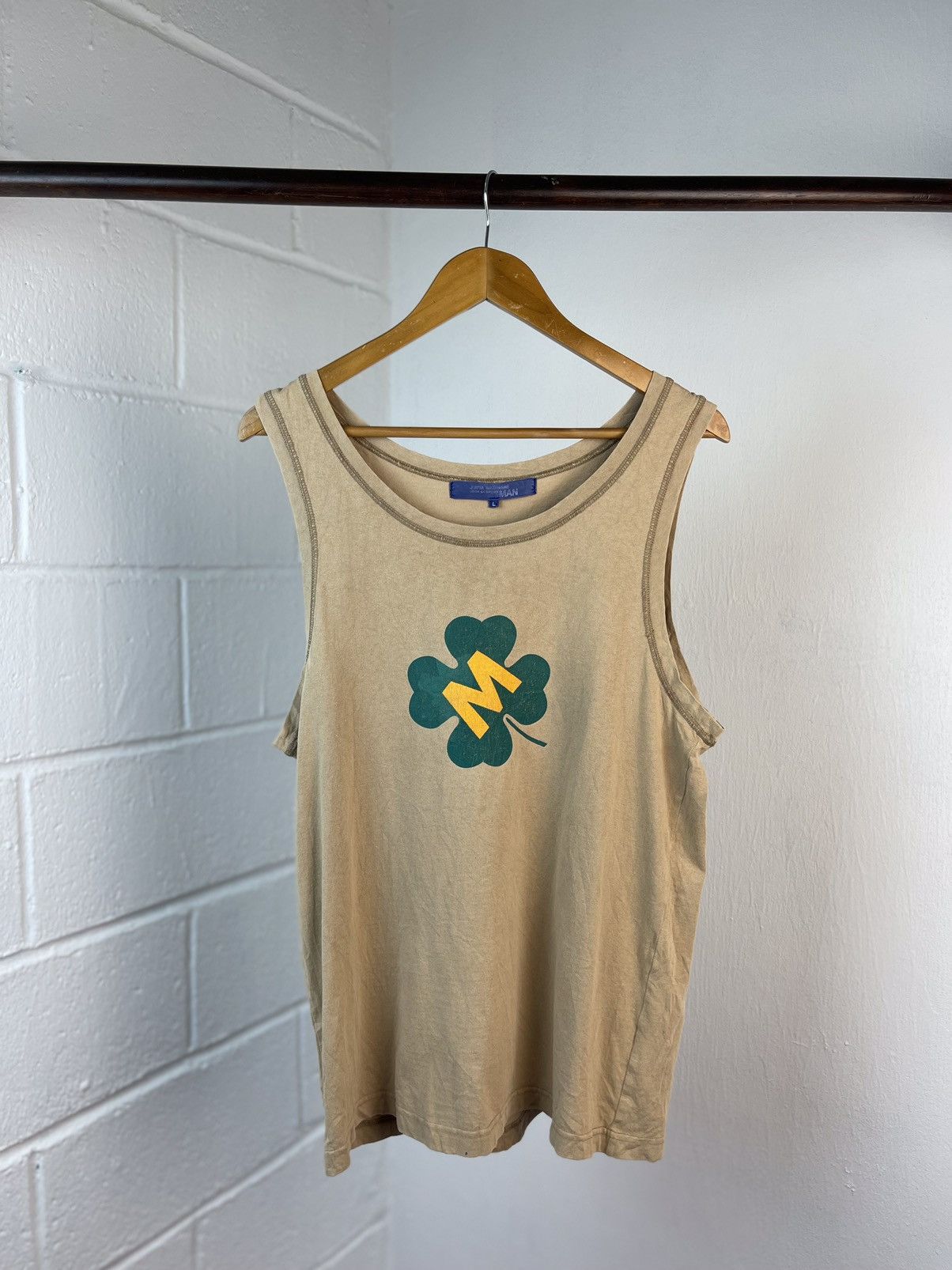 Comme des Garcons Homme AD2003 Junya Watanabe Man CLOVER Tank Top Size US M / EU 48-50 / 2 - 1 Thumbnail