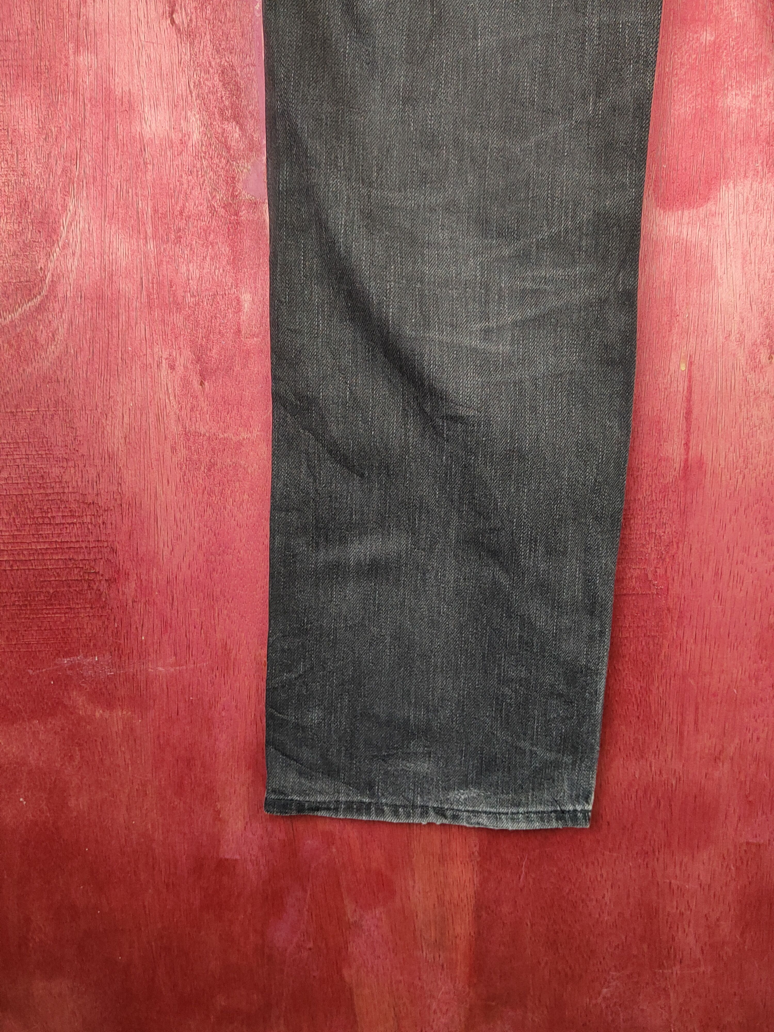 Japanese Brand Uniqlo Blue Faded Distressed Ripped Jeans #S1701 Size US 33 - 10 Thumbnail