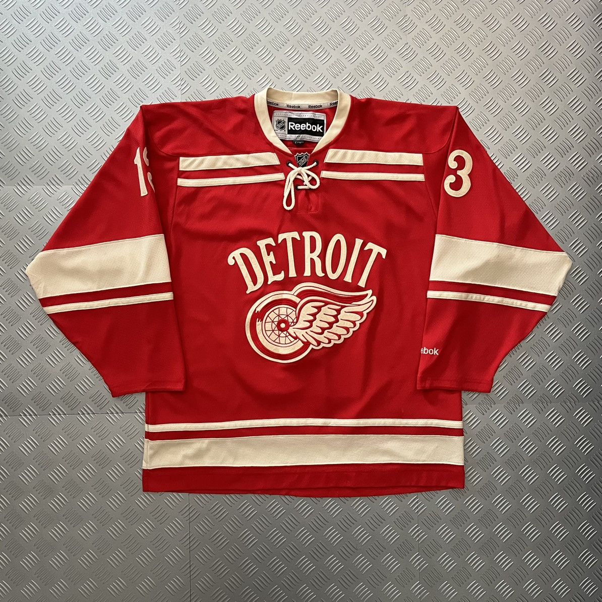 NHL × Reebok Reebok Detroit Redwings #13 Pavel Datsyuk Jersey ☄️ Size US L / EU 52-54 / 3 - 1 Thumbnail