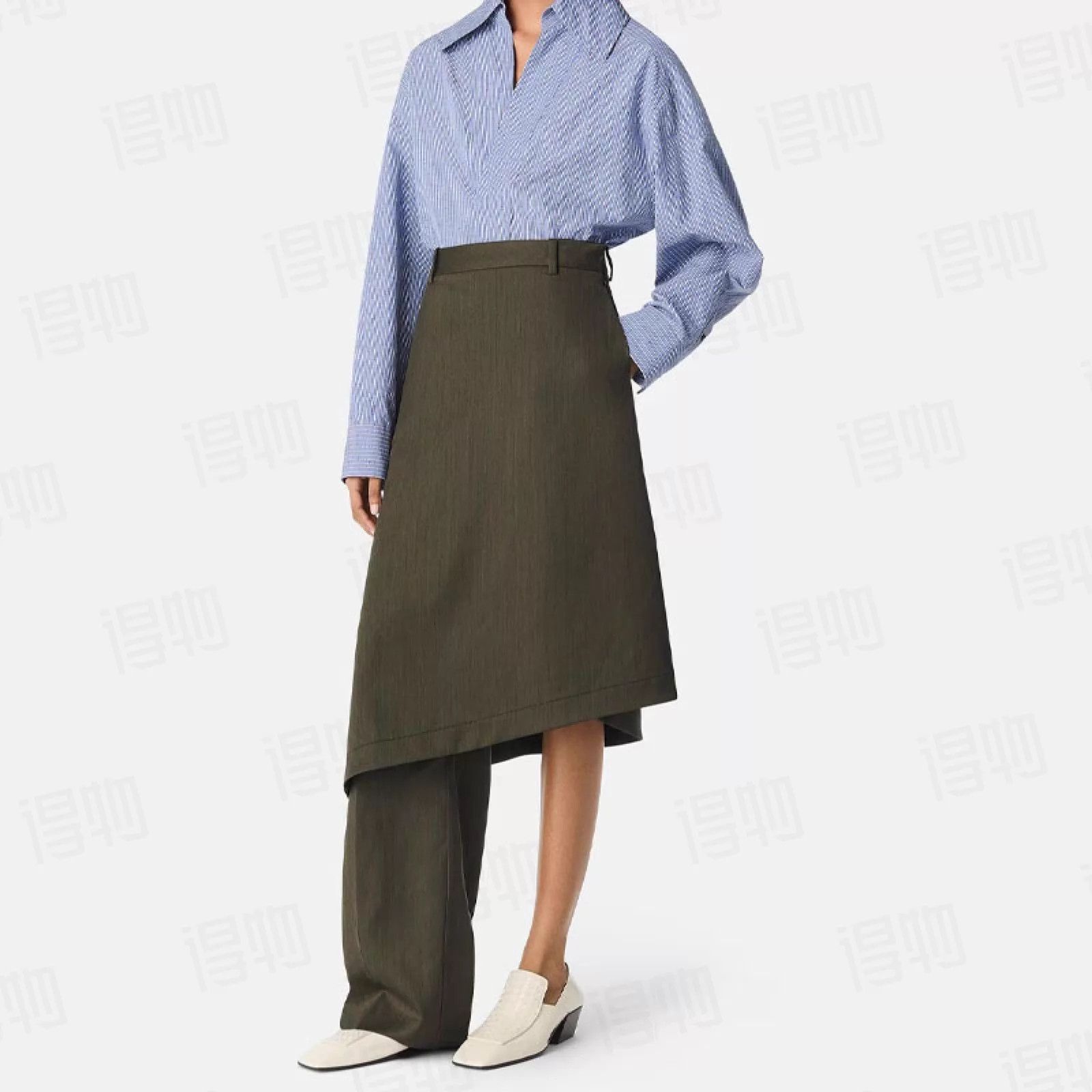 Bottega Veneta Bottega Veneta new irregular wool chinos 36 Size 25" / US 0 / IT 36 - 6 Thumbnail
